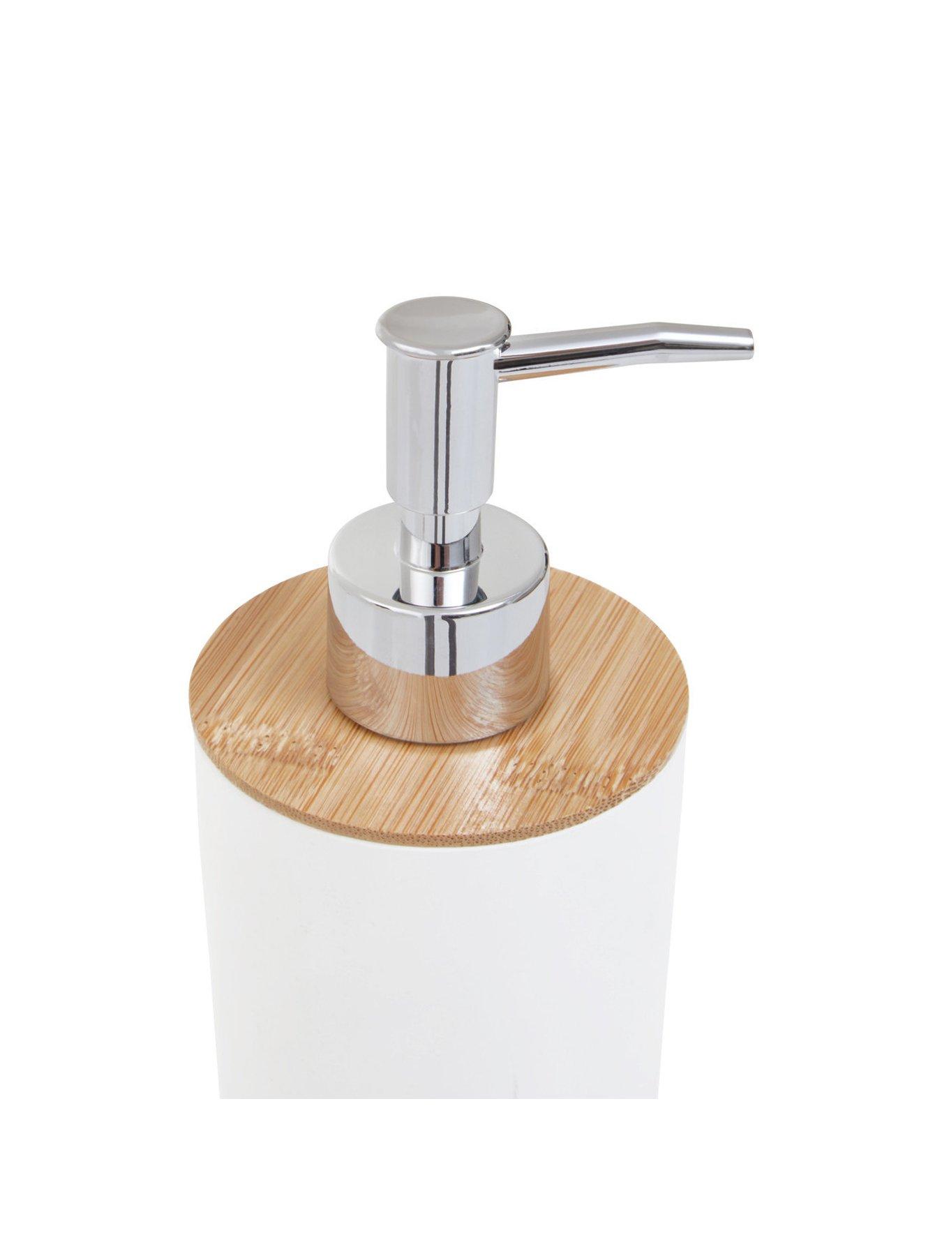  image of premier-housewares-canyon-white-300ml-lotion-dispenser