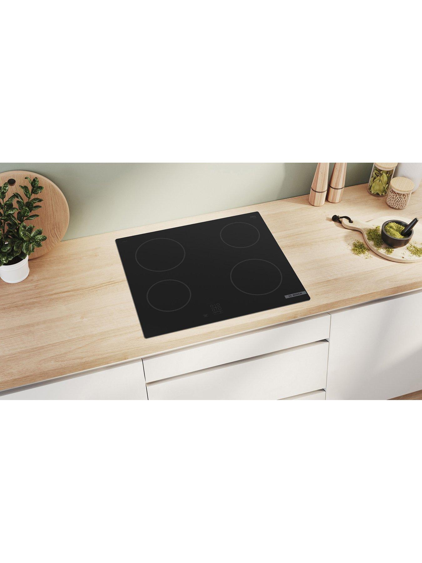  image of bosch-series-2-pke61raa8b-60cm-intergrated-electric-ceramic-hob-black