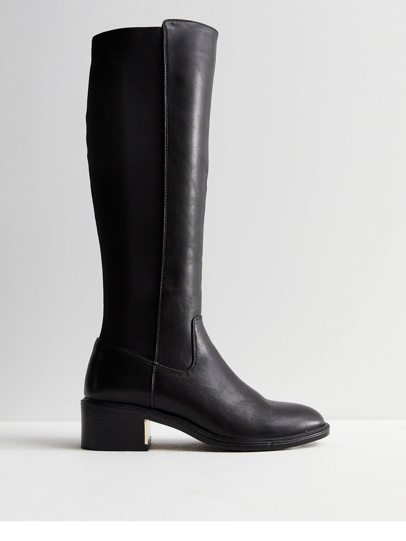 New look black boots hot sale sale