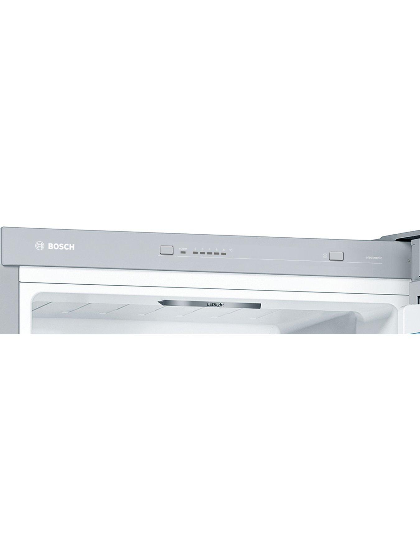  image of bosch-series-4nbspkgv39vleag-60cm-wide-vitafresh-7030-split-low-frost-fridge-freezer-silver
