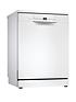  image of bosch-sms2hvw66gnbsp95l-13-settings-freestanding-dishwasher-with-6-programmes-white