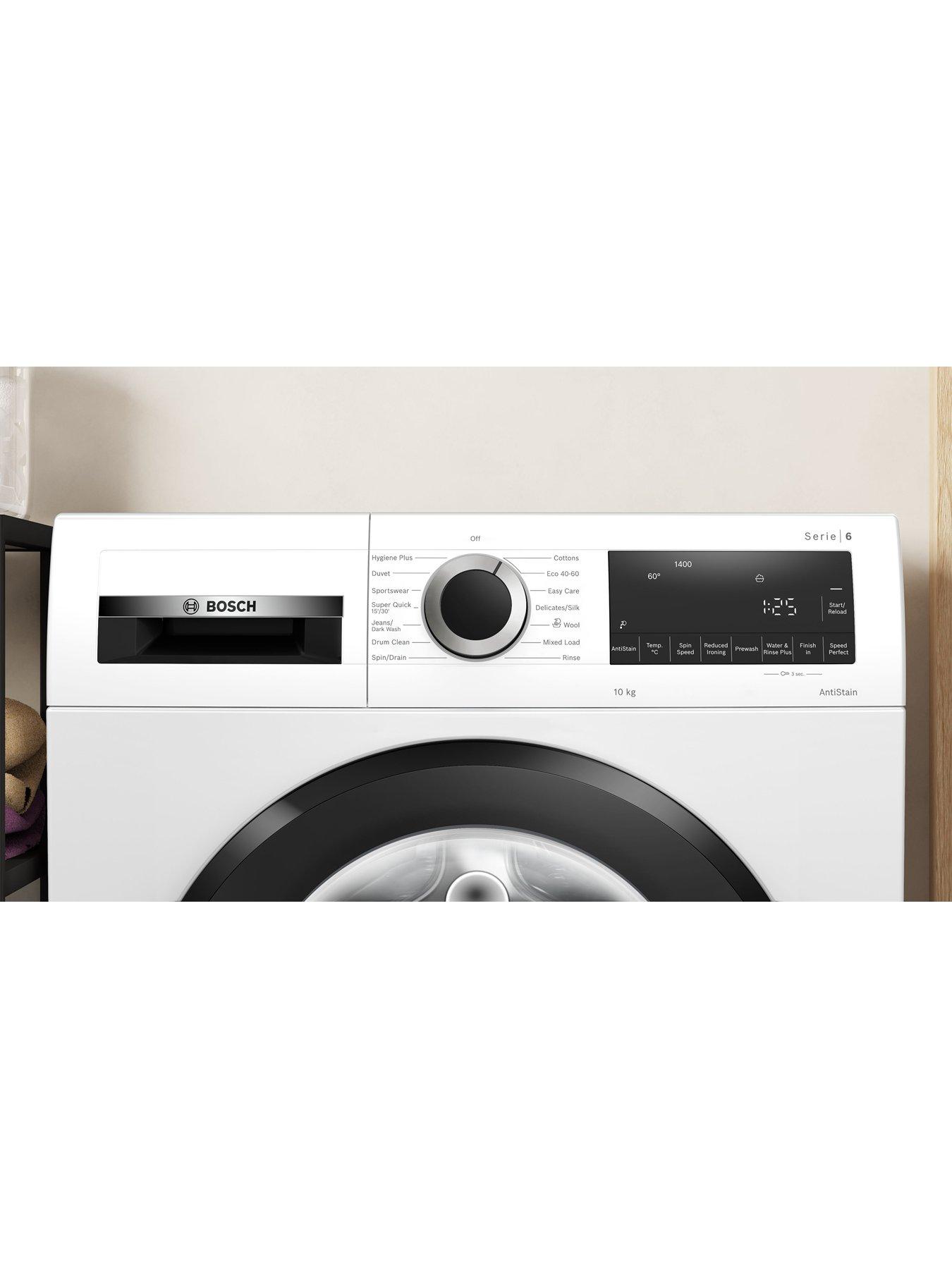 Bosch Series 6 WGG25402GB 10kg Load, 1400rpm Spin Freestanding Washing ...