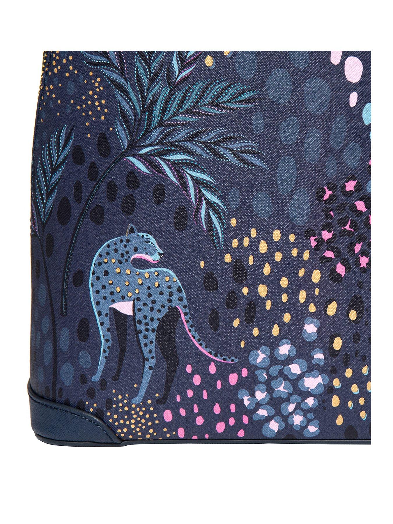  image of sara-miller-mini-backpack-midnight-leopard