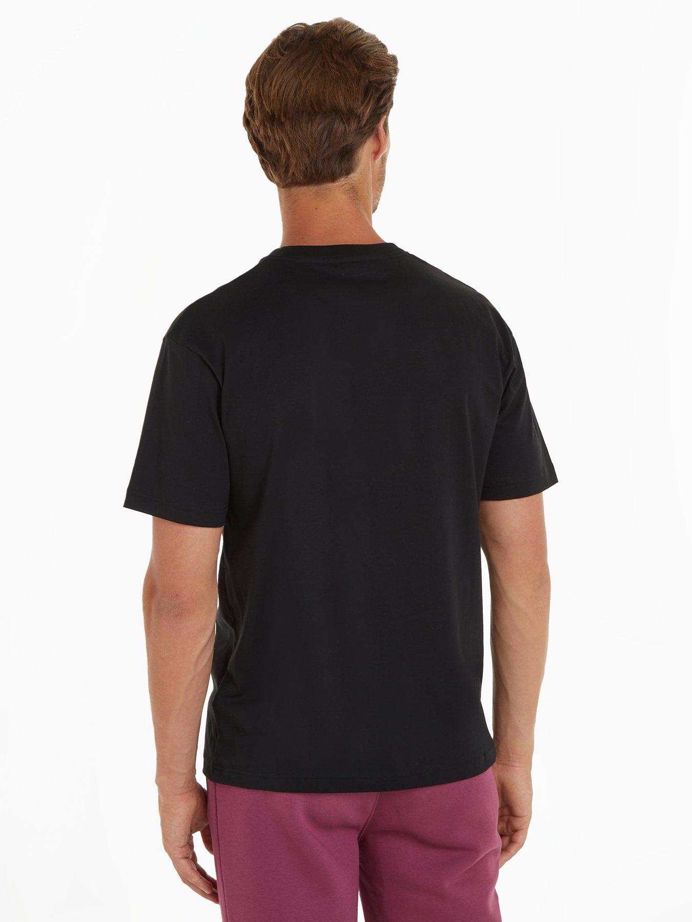  image of calvin-klein-hero-logo-comfort-t-shirt-black
