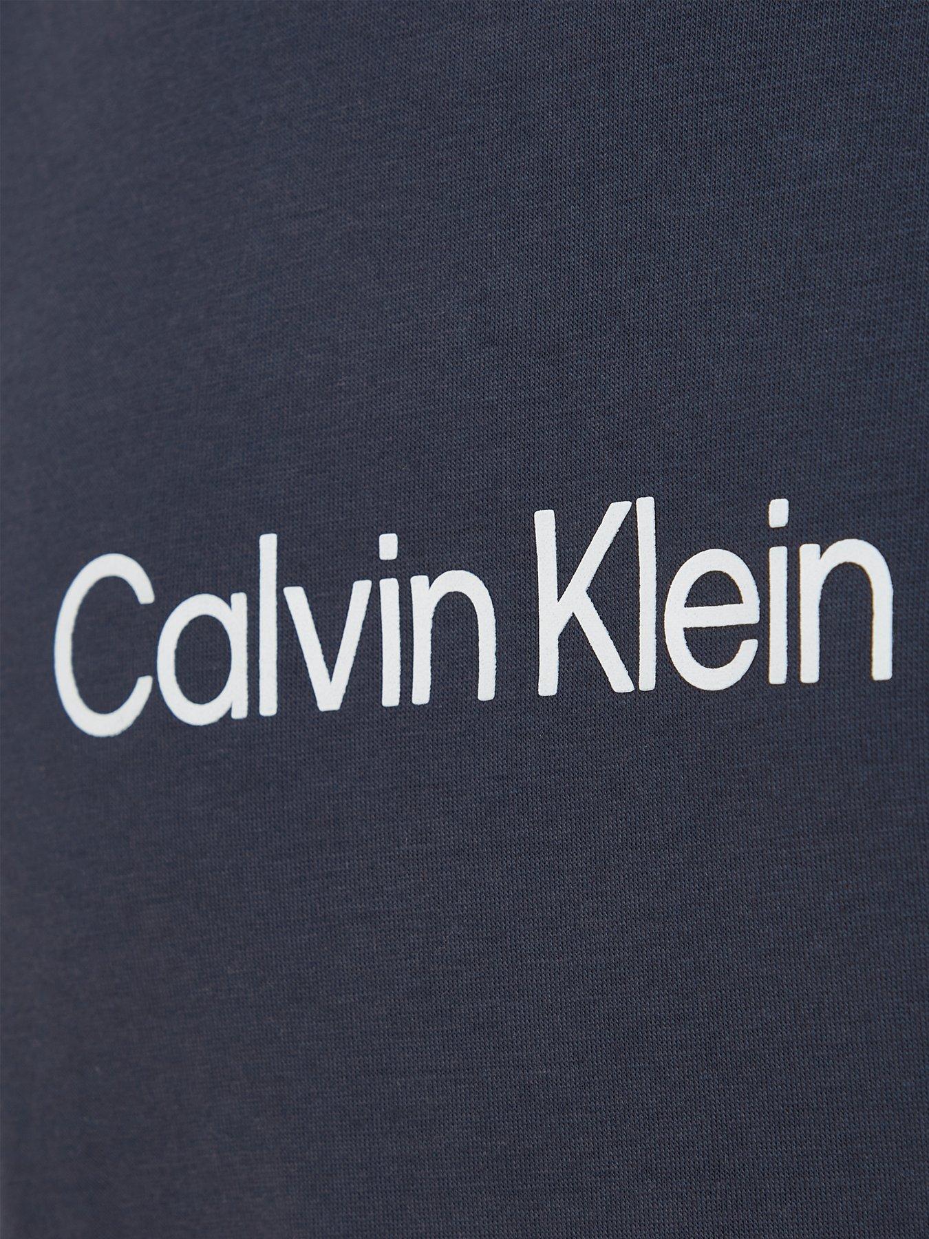  image of calvin-klein-hero-logo-comfort-t-shirt-navy