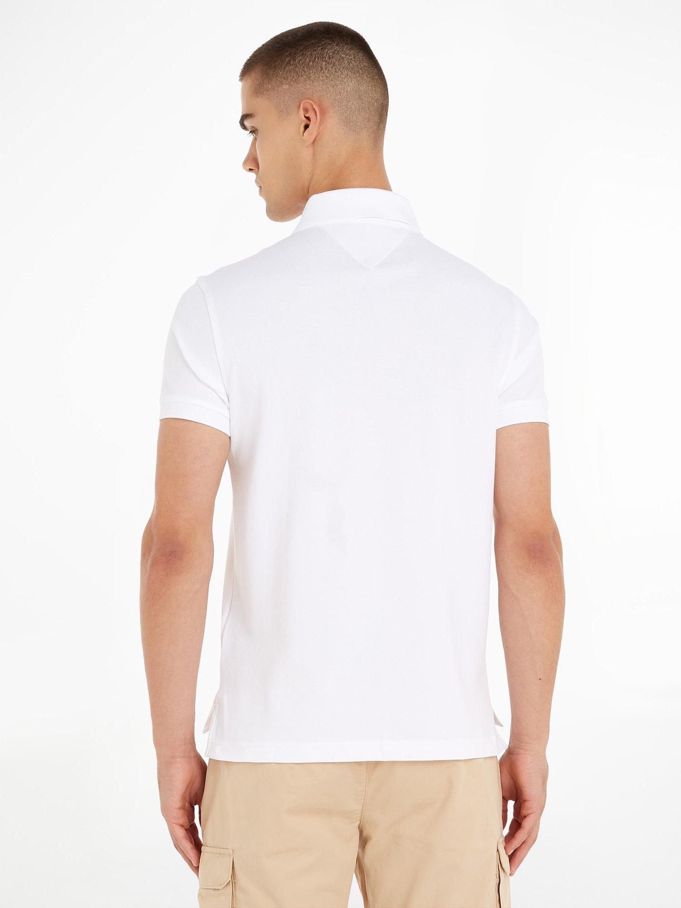  image of tommy-hilfiger-core-1985-slim-polo-shirt-white