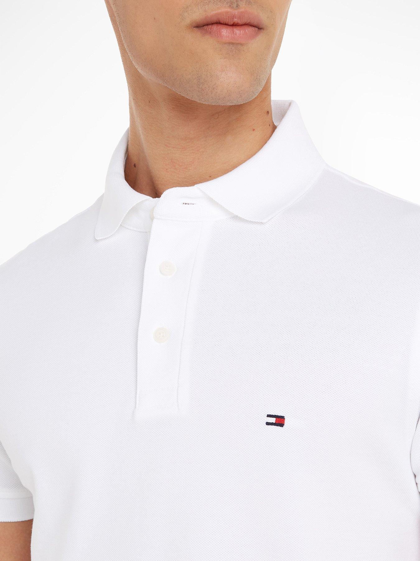  image of tommy-hilfiger-core-1985-slim-polo-shirt-white