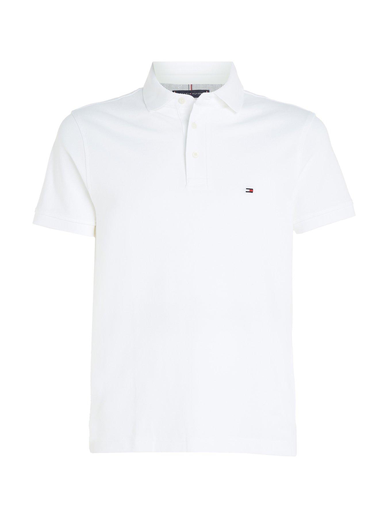  image of tommy-hilfiger-core-1985-slim-polo-shirt-white
