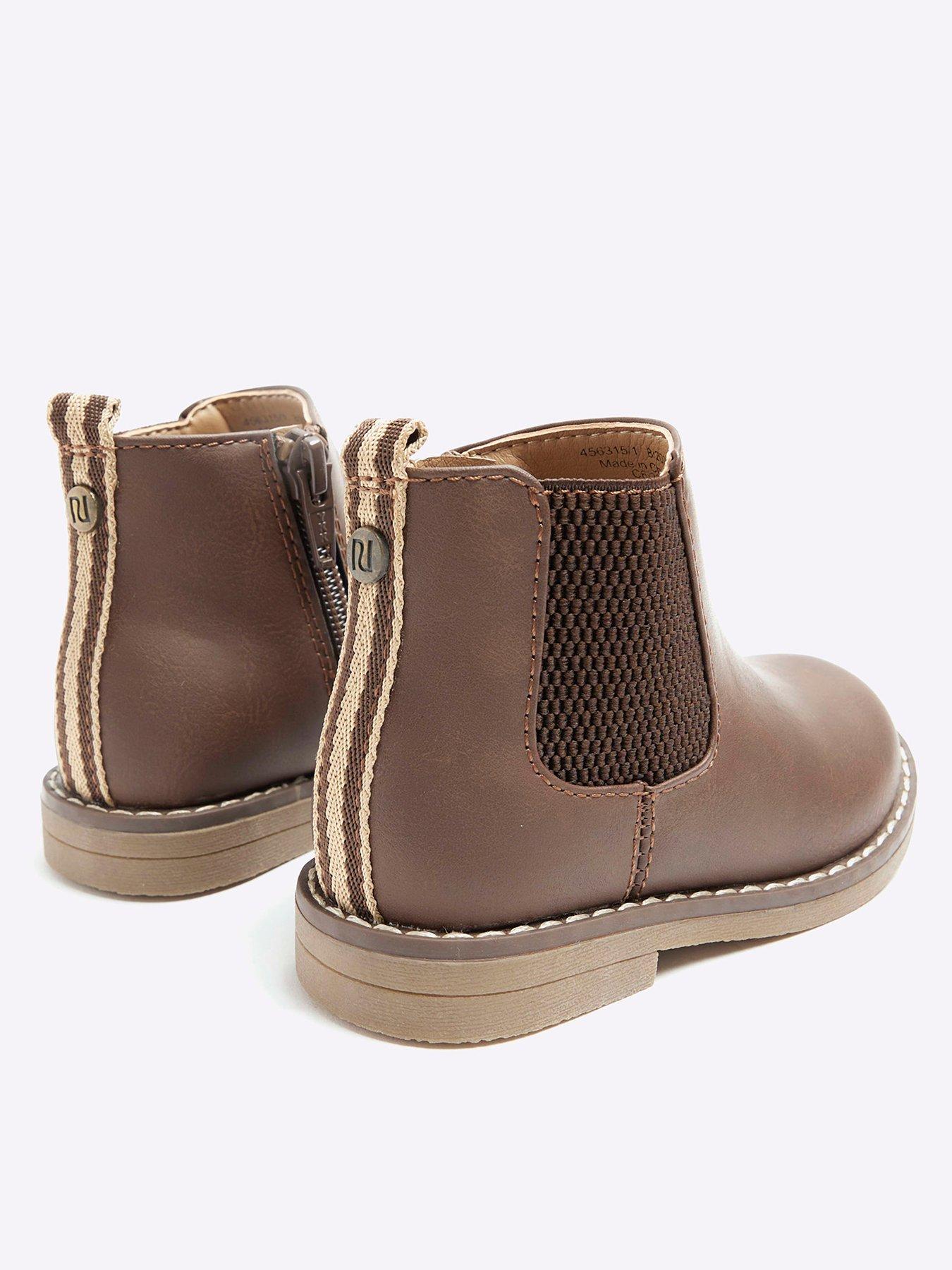 Mini Boy Chelsea Boots - Brown