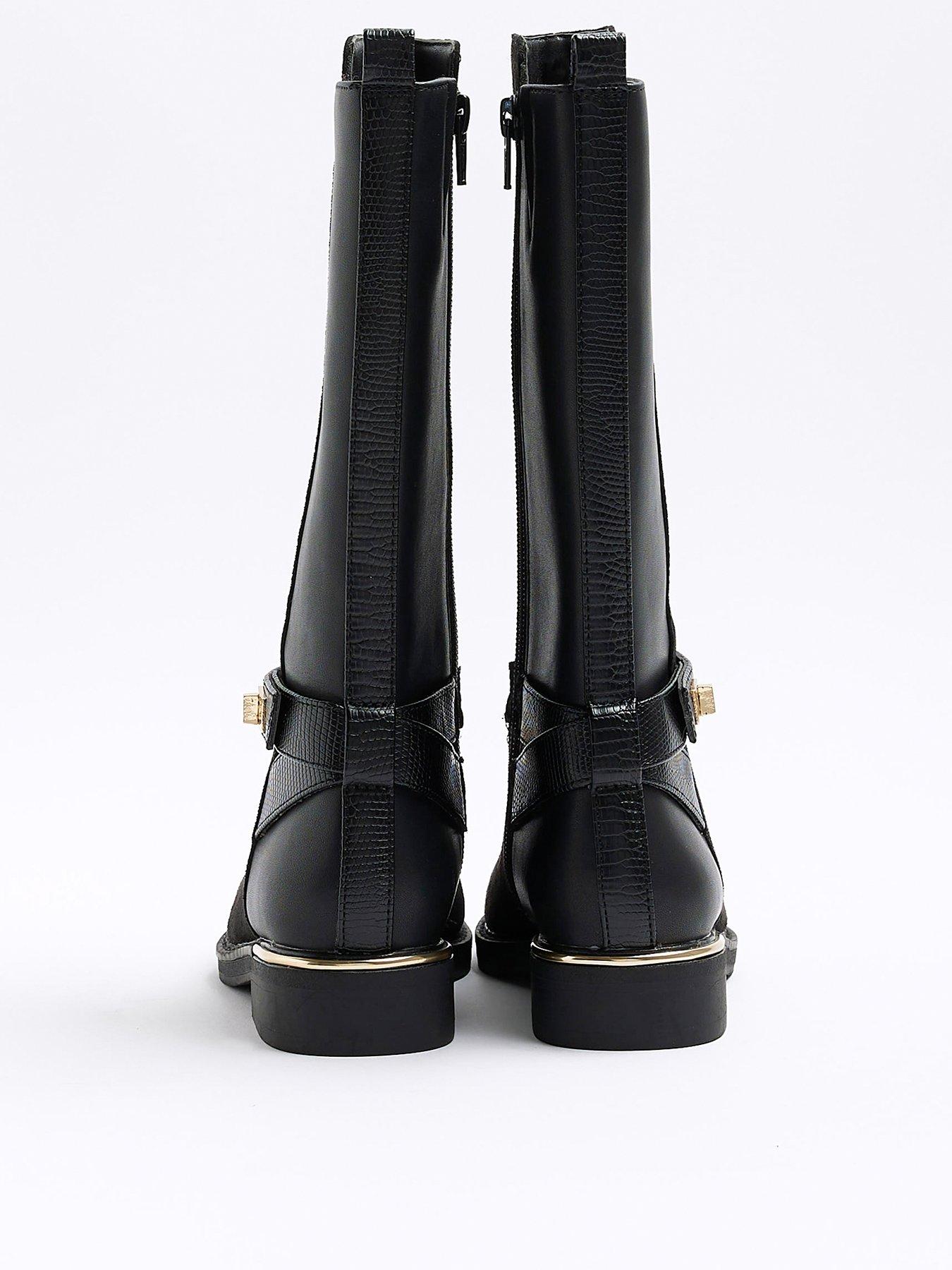 River island knee sale high boots