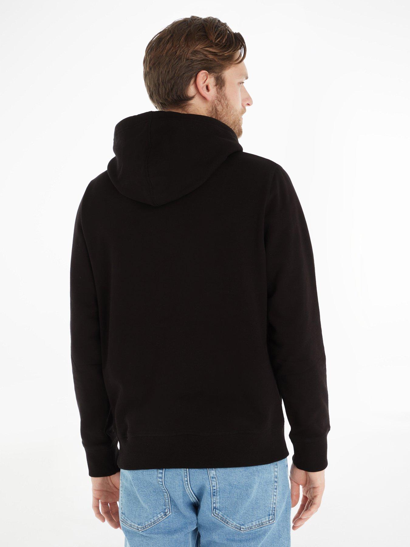  image of calvin-klein-jeans-ck-essential-regular-hoodie-black