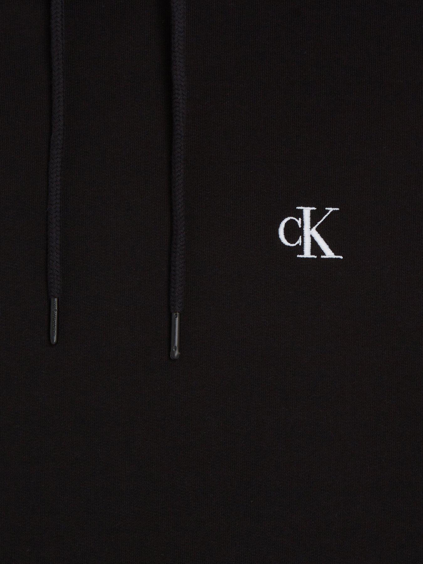  image of calvin-klein-jeans-ck-essential-regular-hoodie-black