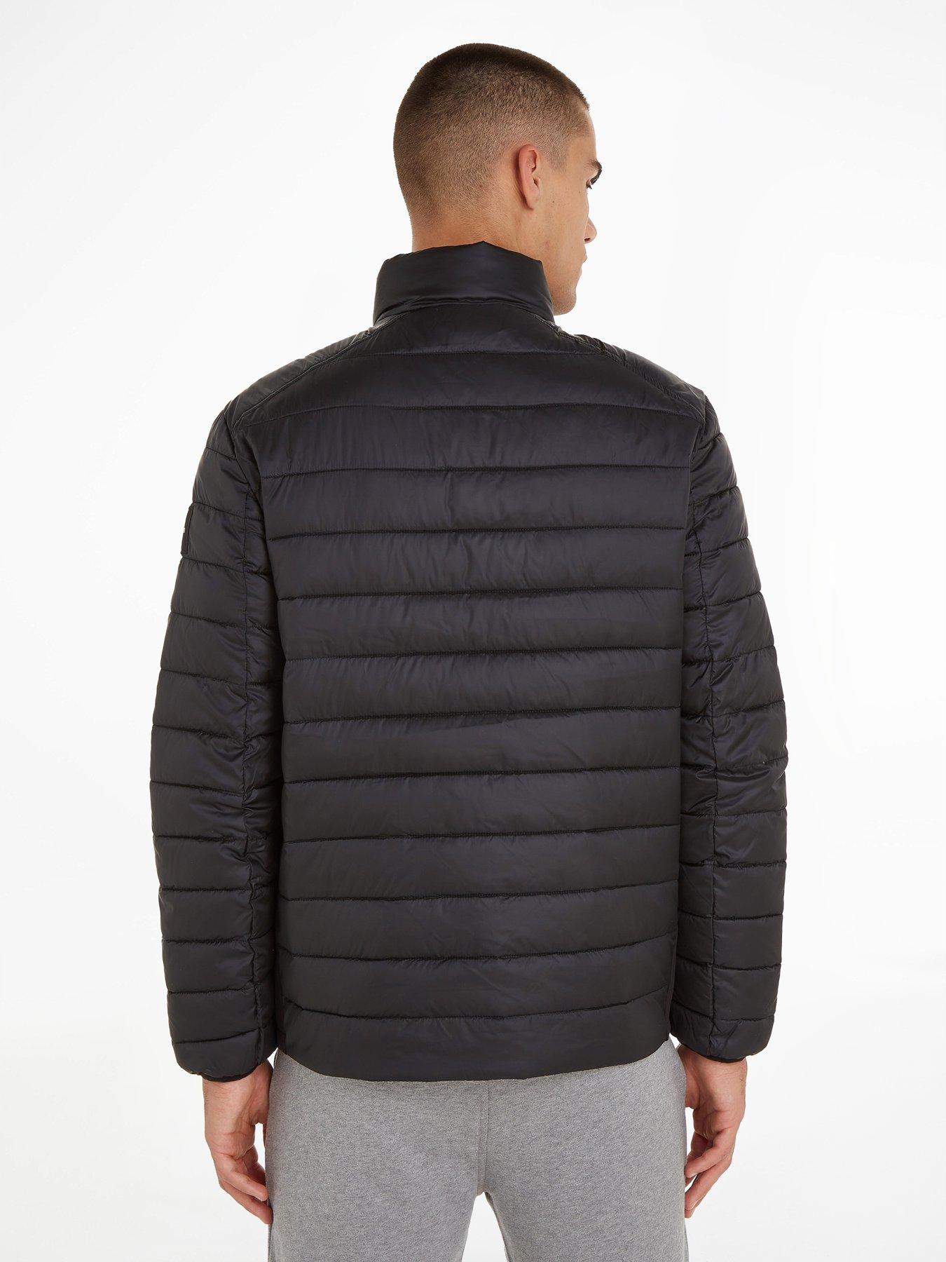  image of calvin-klein-side-logo-padded-jacket-black