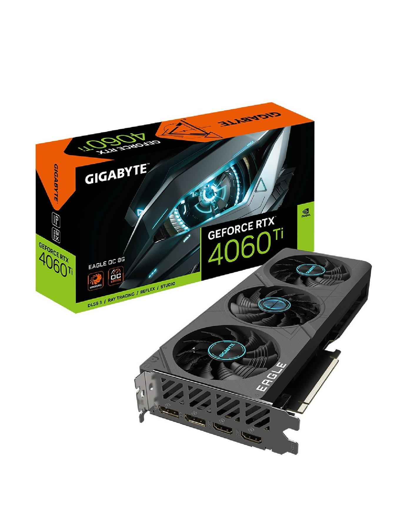  image of gigabyte-rtx-4060-ti-8gb-eagle-overclocked-graphics-card