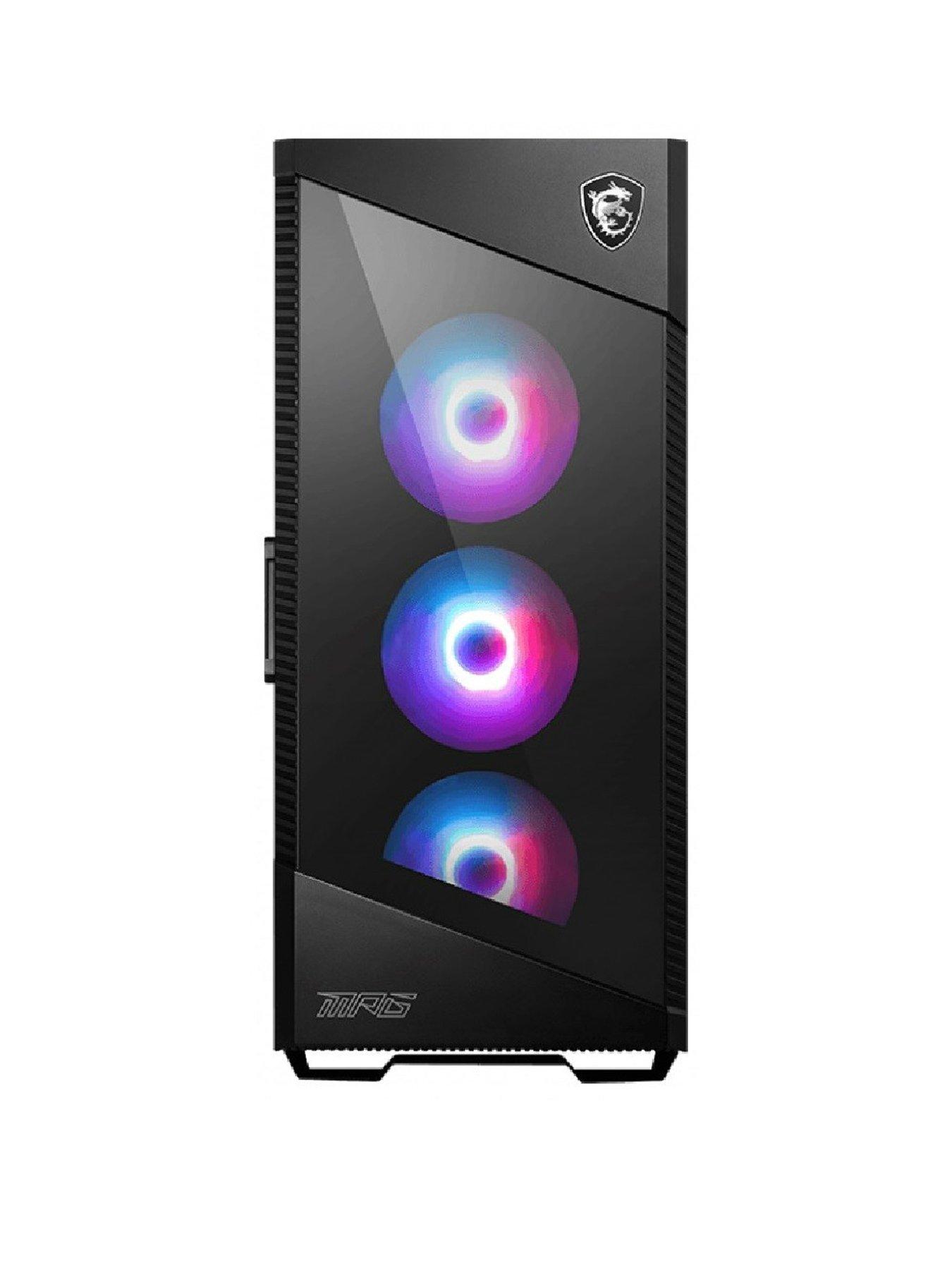 stillFront image of msi-mpg-velox-black-pc-gaming-case