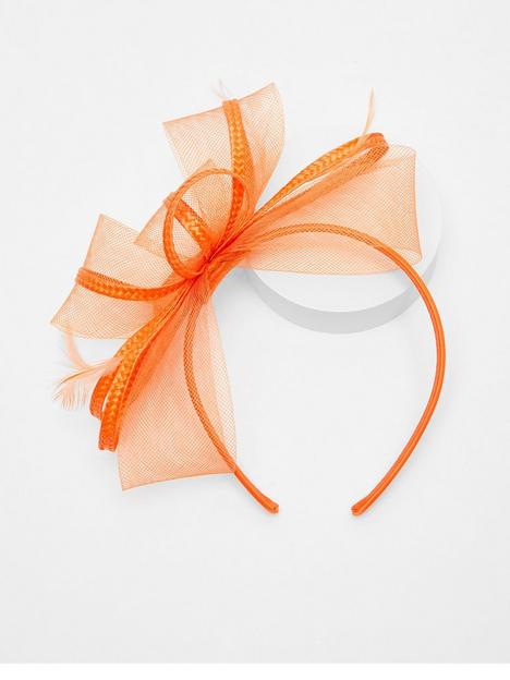 quiz-orange-feather-loop-headband-fascinator