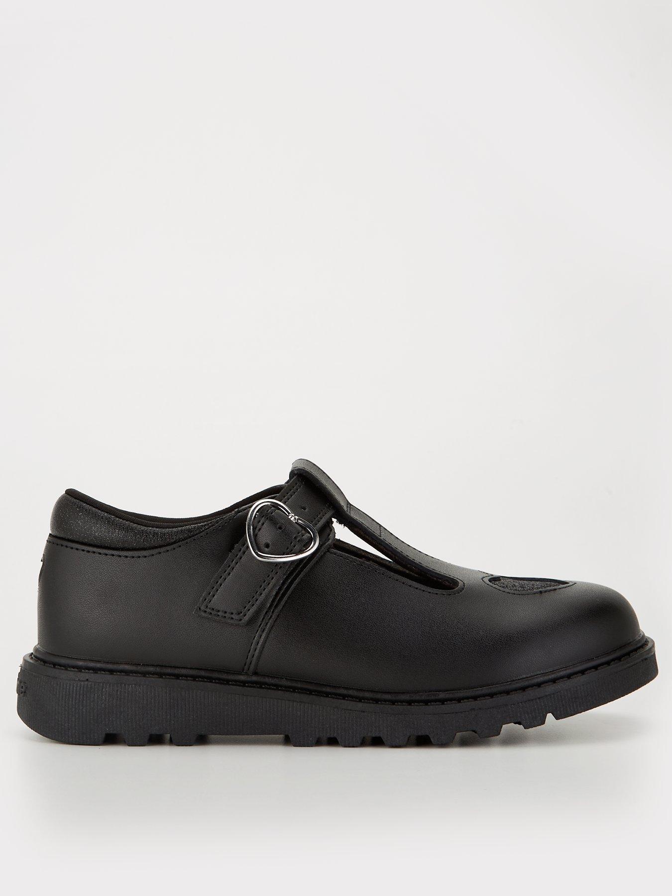undefined New Younger Girls Leather Heart Tbar Shoe