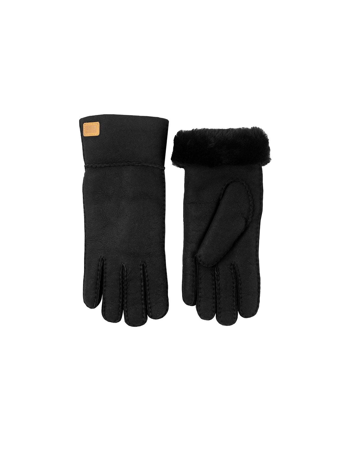 undefined Charlotte Sheepskin Gloves - Black