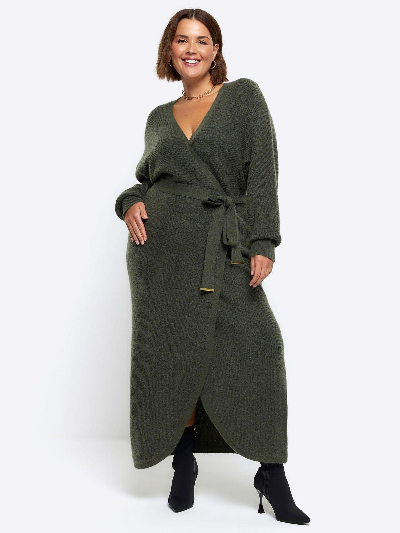 River island wrap dress on sale