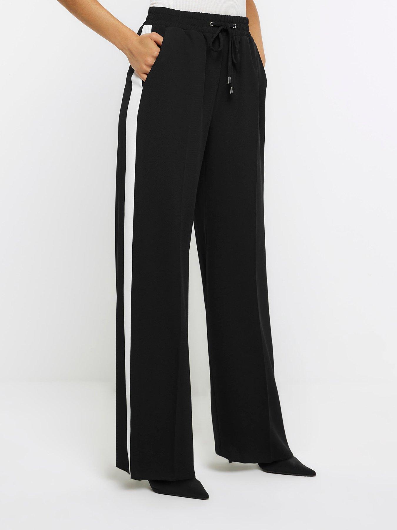 Black Side Stripe Legging 36in