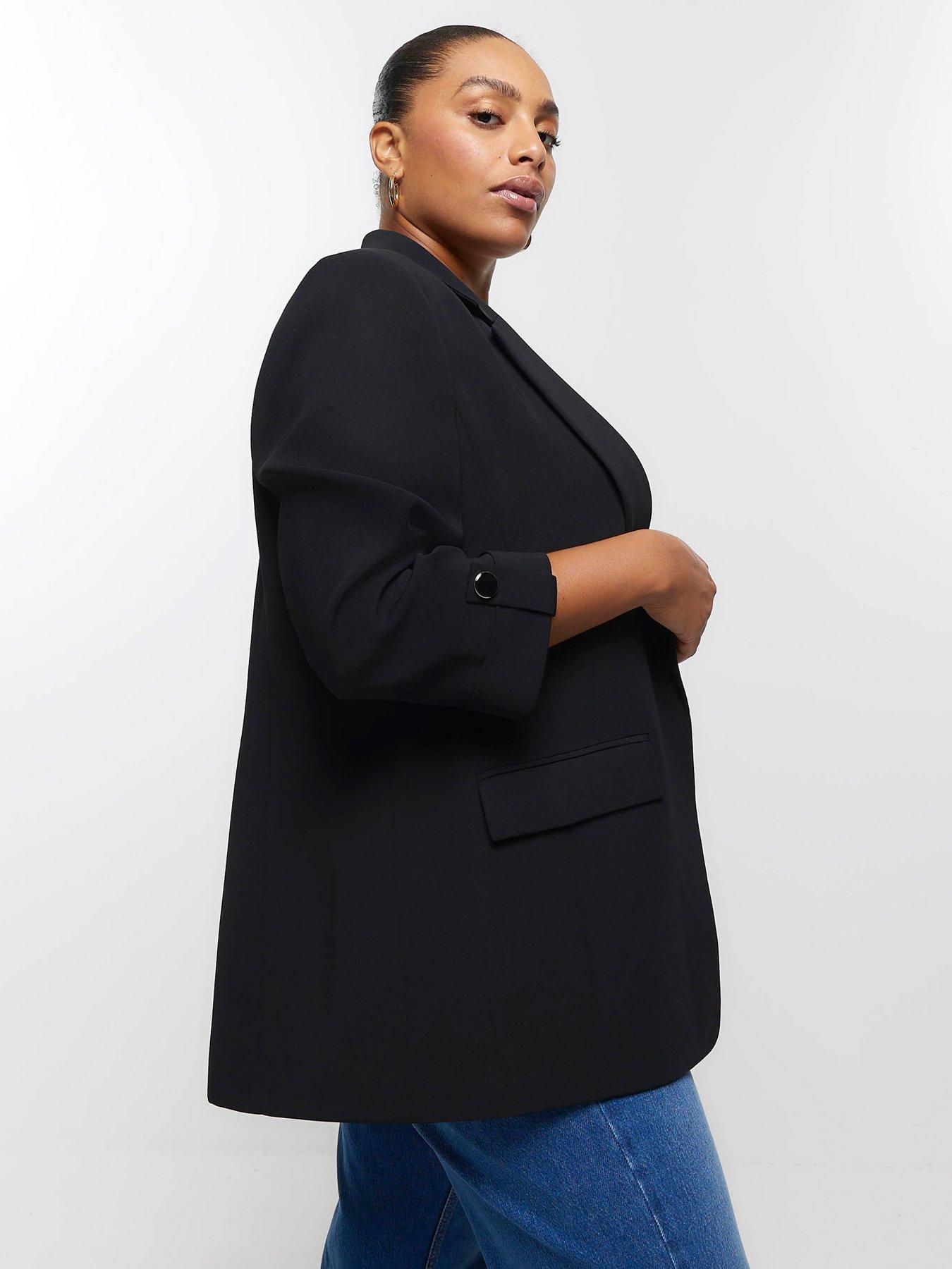 River island plus blazer clearance