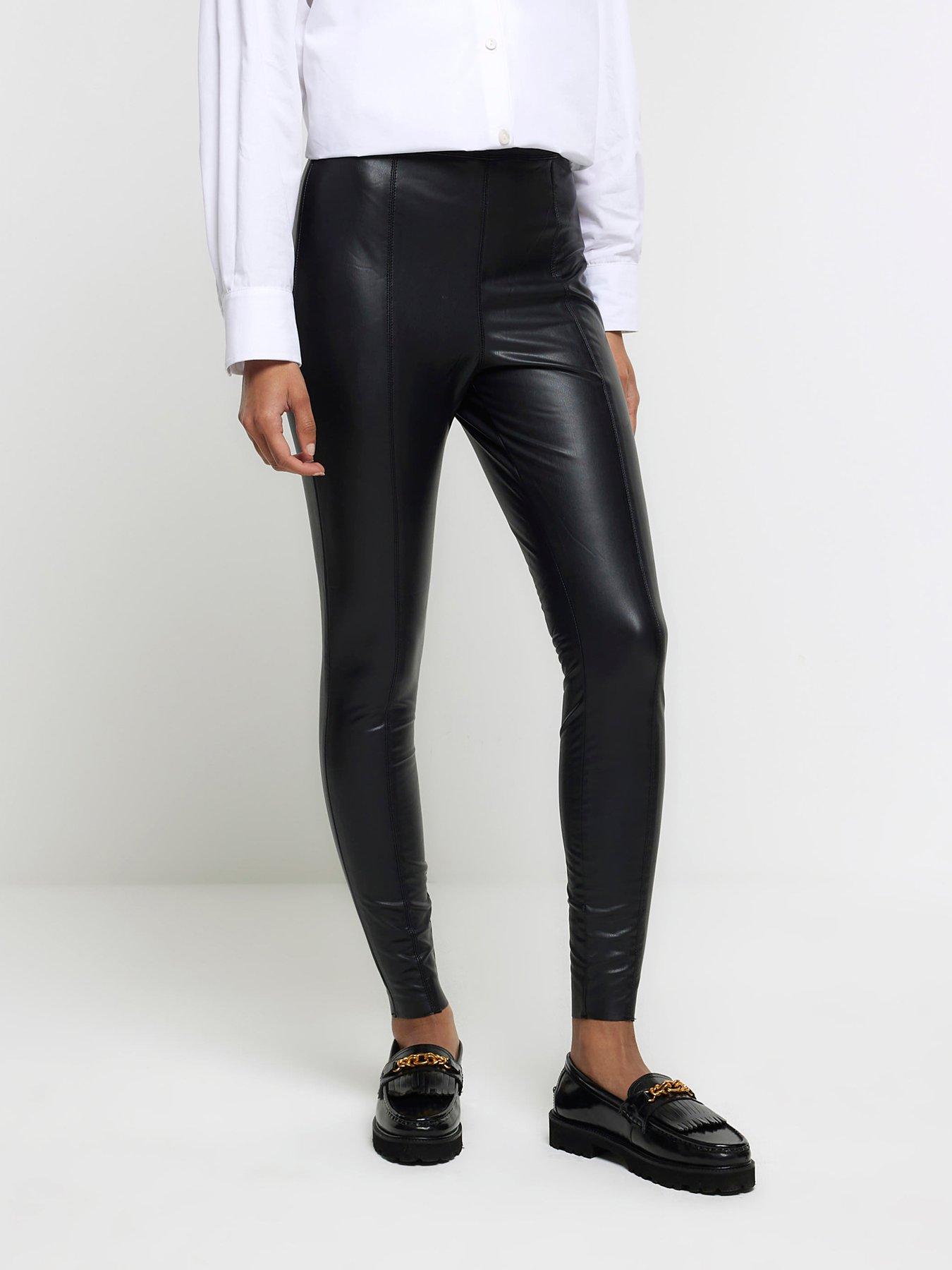 Topshop pu stretch store trousers