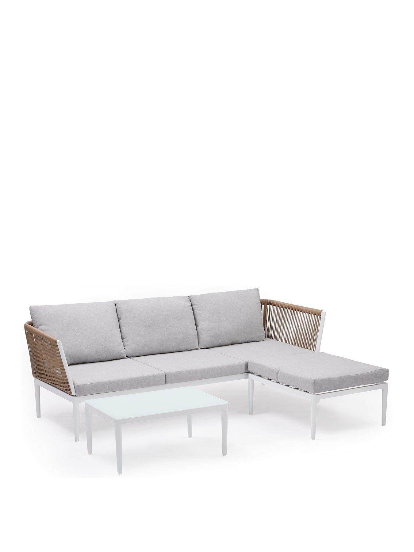 Image 3 of 6 of Very Home Seychelles Corner Set Garden Furniture&nbsp;3 Piece&nbsp;
