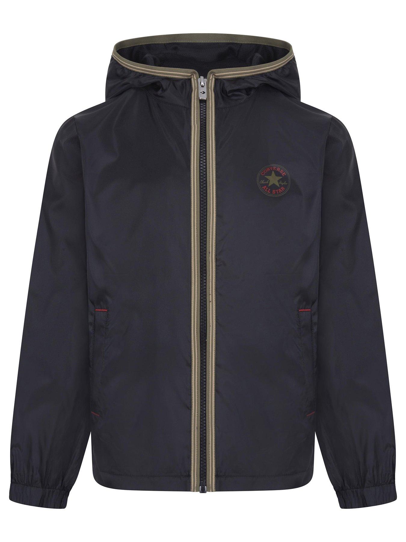 Converse Younger Boys Core Windbreaker Black littlewoods