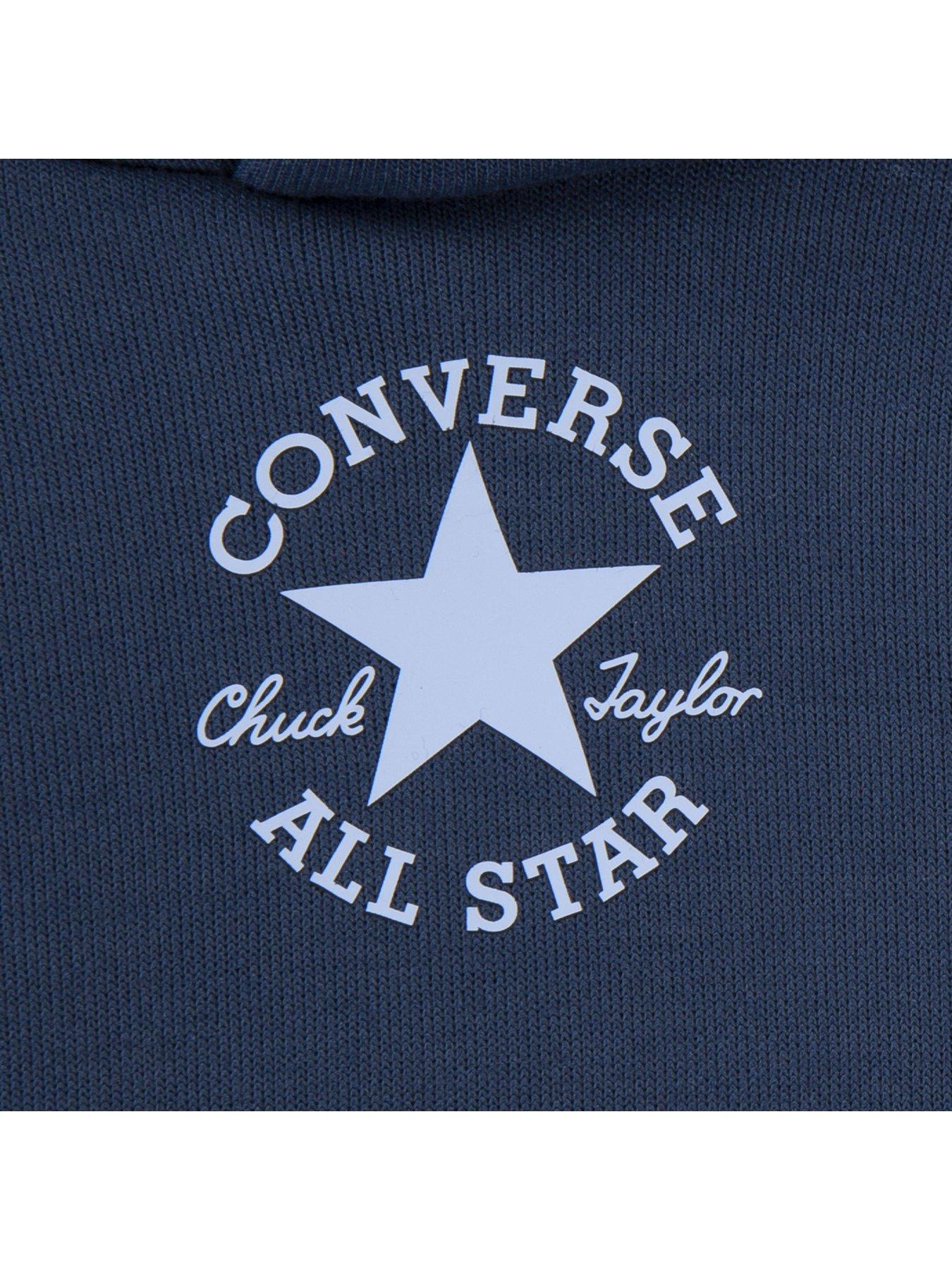 Image 3 of 4 of Converse Younger Boys Core Hoody and Pant Set - Navy