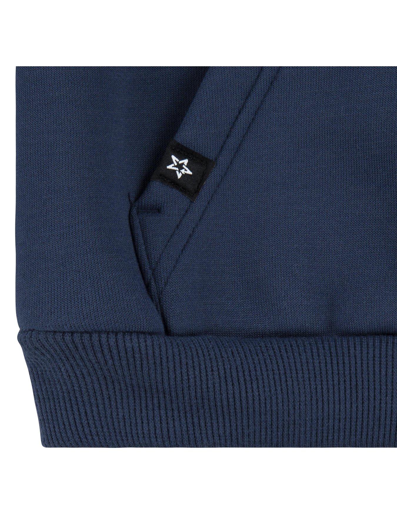 Image 4 of 4 of Converse Younger Boys Core Hoody and Pant Set - Navy