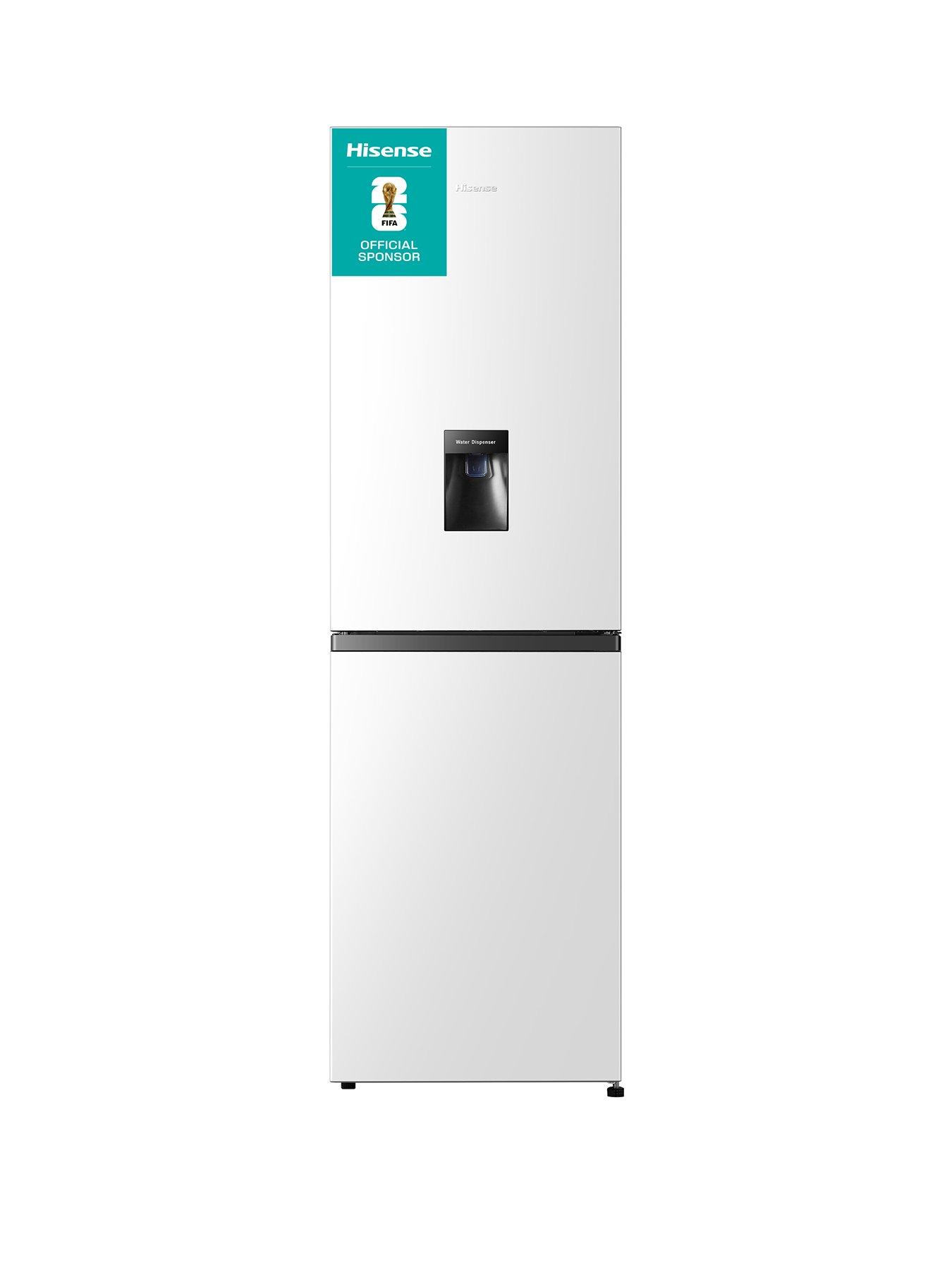 Image 1 of 7 of Hisense RB327N4WWE 55cm Wide, Total No Frost, Freestanding Fridge Freezer - White