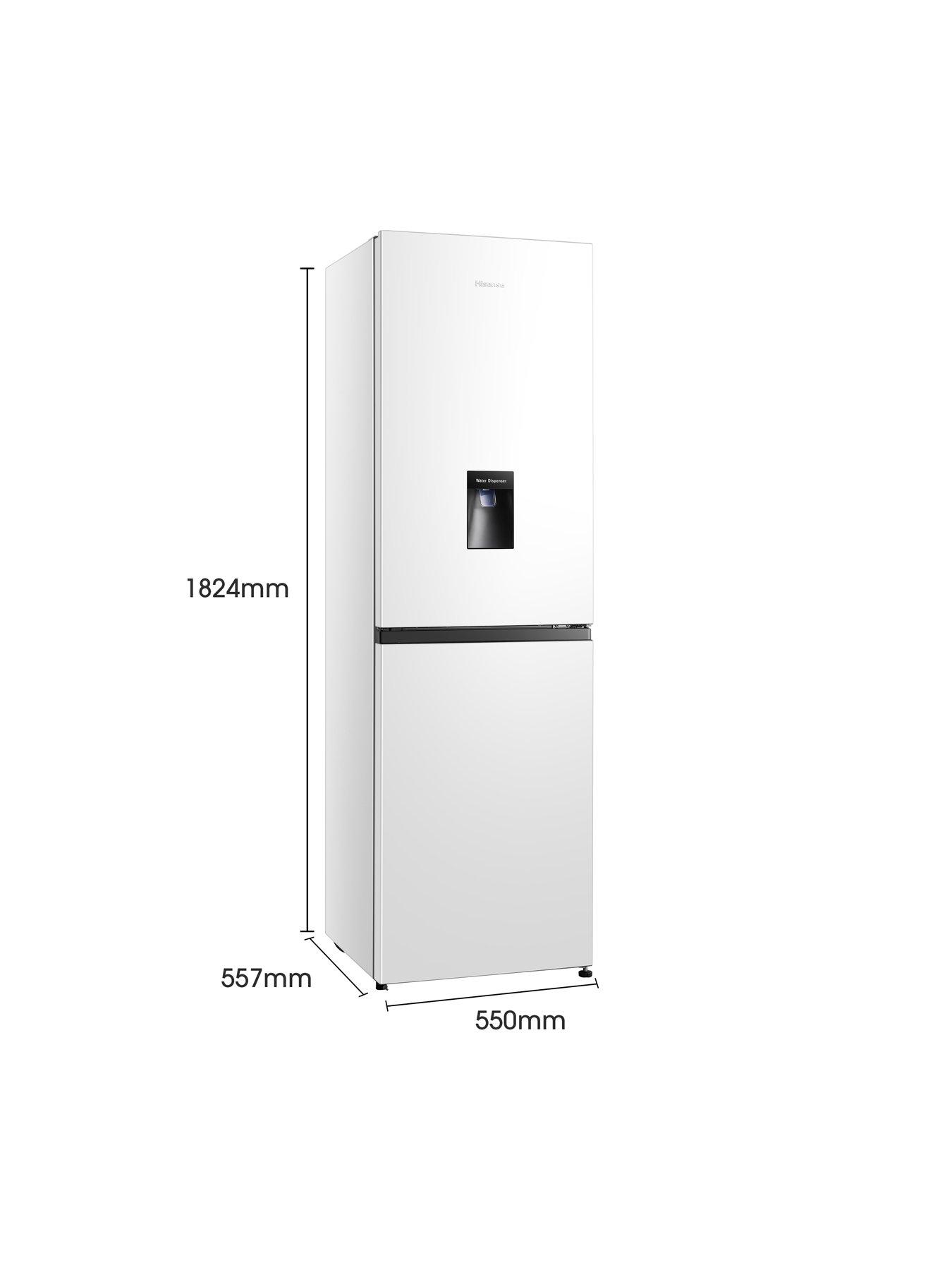 Image 6 of 7 of Hisense RB327N4WWE 55cm Wide, Total No Frost, Freestanding Fridge Freezer - White