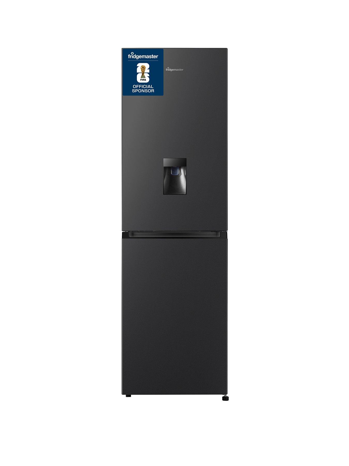 fridgemaster-mc55251deb-55cm-wide-total-no-frost-freestanding-fridge-freezer-black