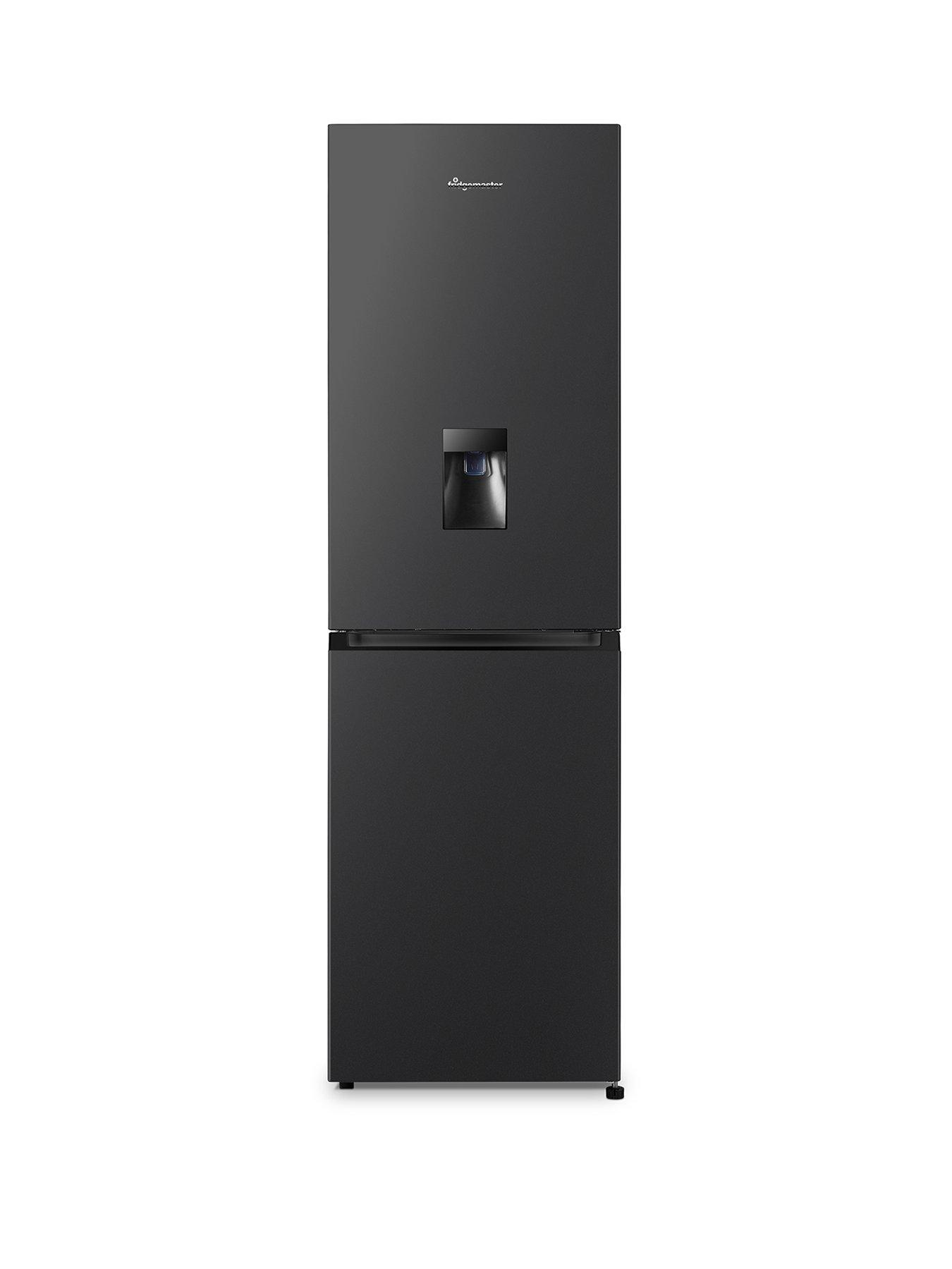 Fridgemaster MC55251DEB 55cm Wide, Total No Frost, Freestanding Fridge Freezer - Black