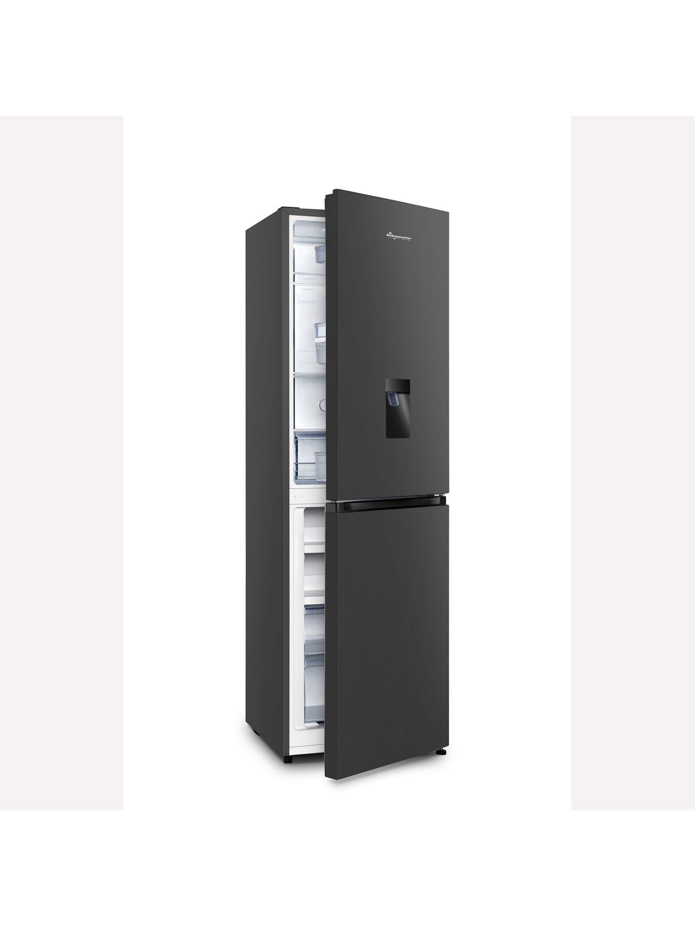  image of fridgemaster-mc55251deb-55cm-wide-total-no-frost-freestanding-fridge-freezer-black