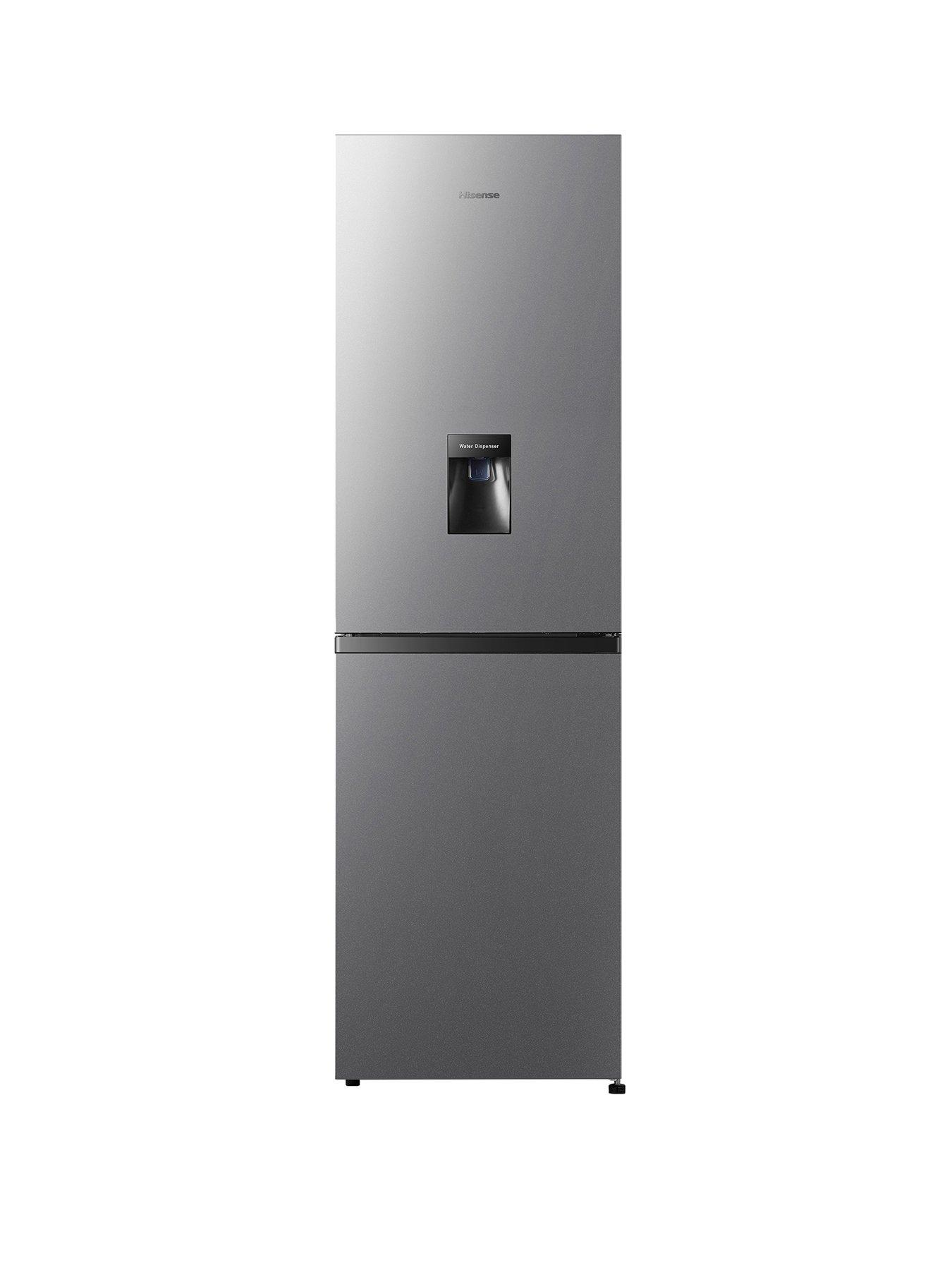 hisense-rb327n4wce-55cm-wide-total-no-frost-freestanding-fridge-freezer-stainless-steel