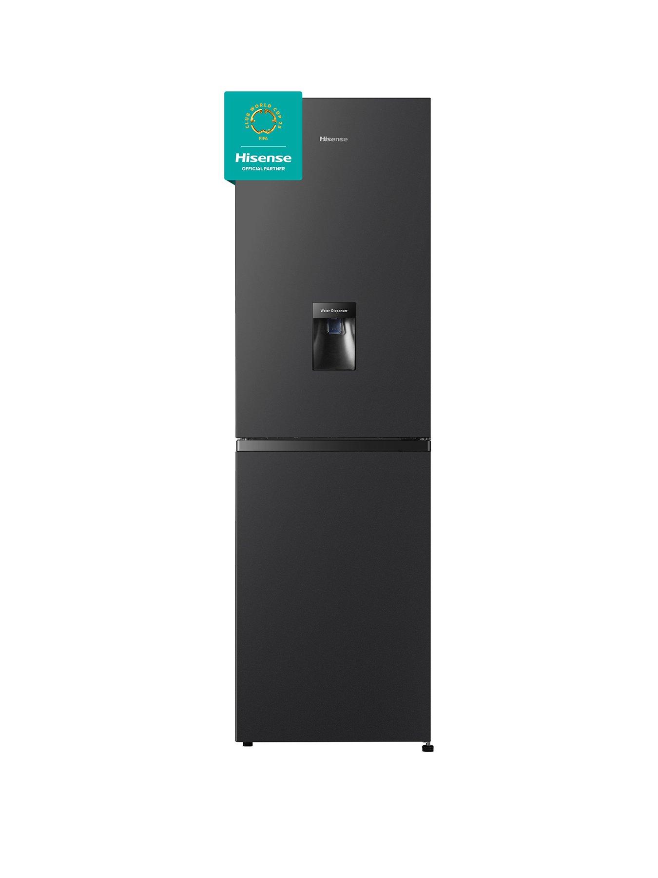 undefined RB327N4WBE 55cm Wide, Total No Frost, Freestanding Fridge Freezer - Black