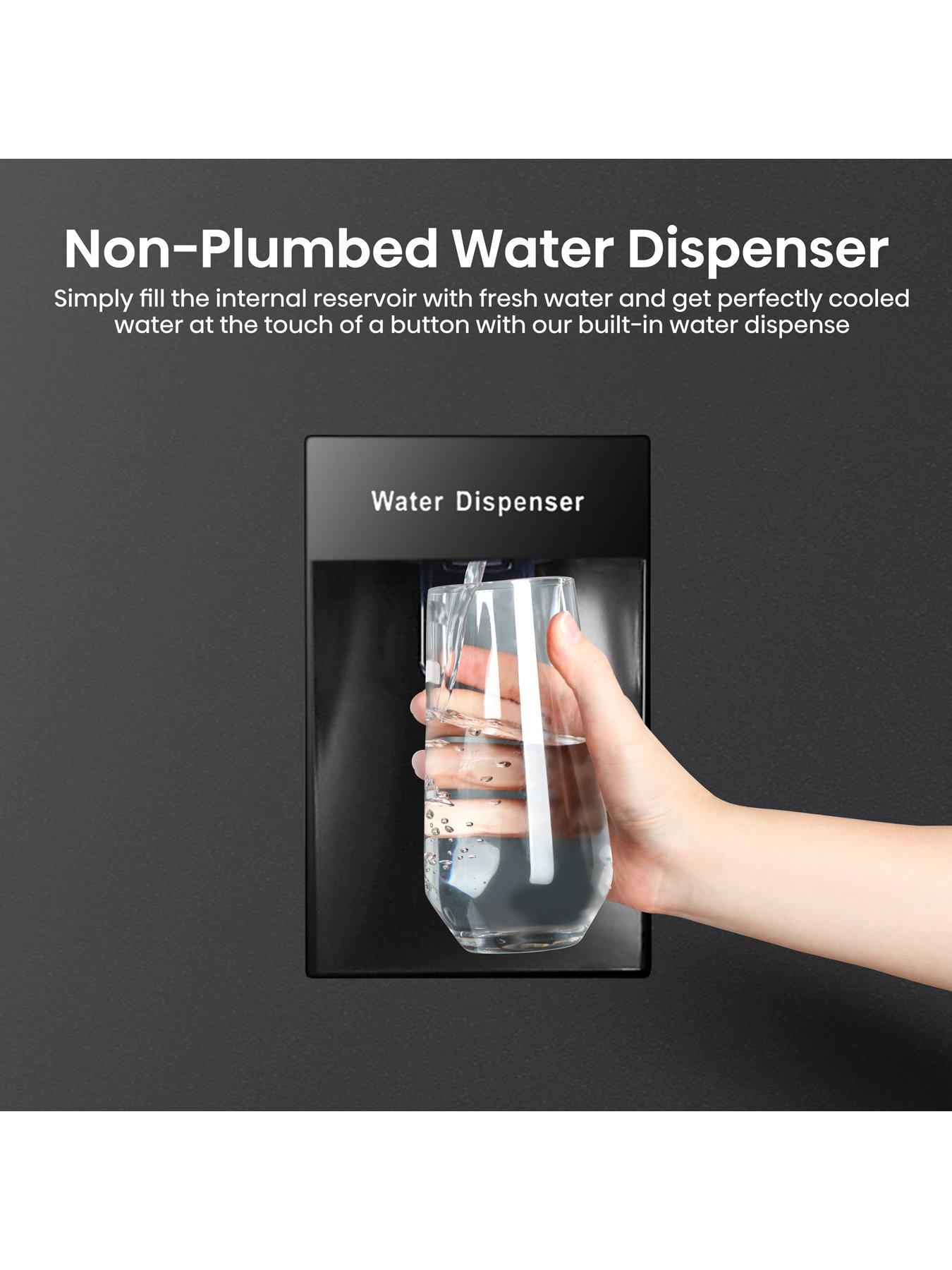  image of hisense-rb327n4wbe-55cm-wide-total-no-frost-freestanding-fridge-freezer-black