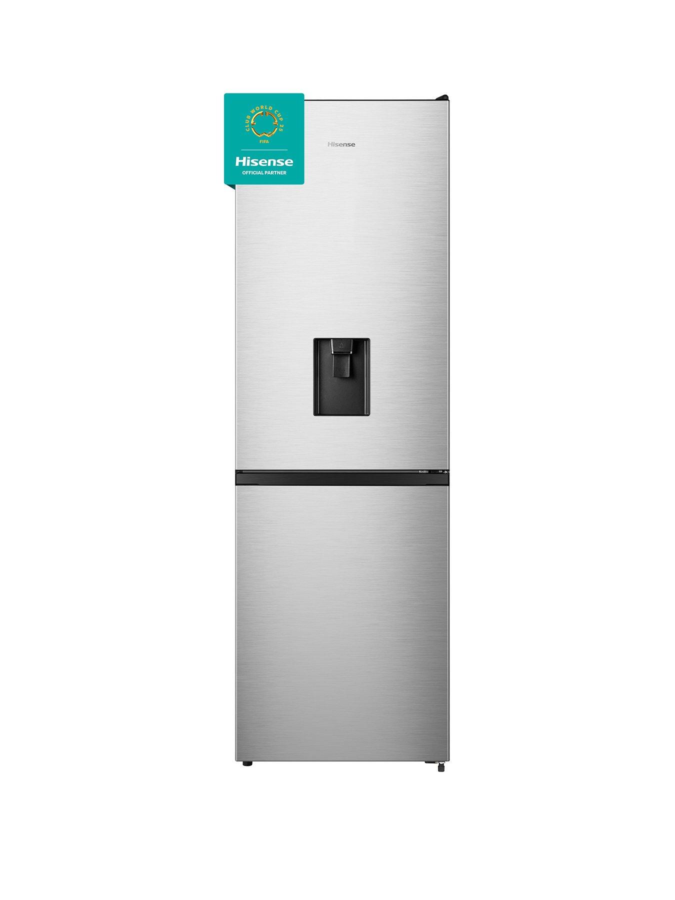 undefined RB390N4WCE 60cm Wide, Total No Frost, Freestanding Fridge Freezer - Stainless Steel