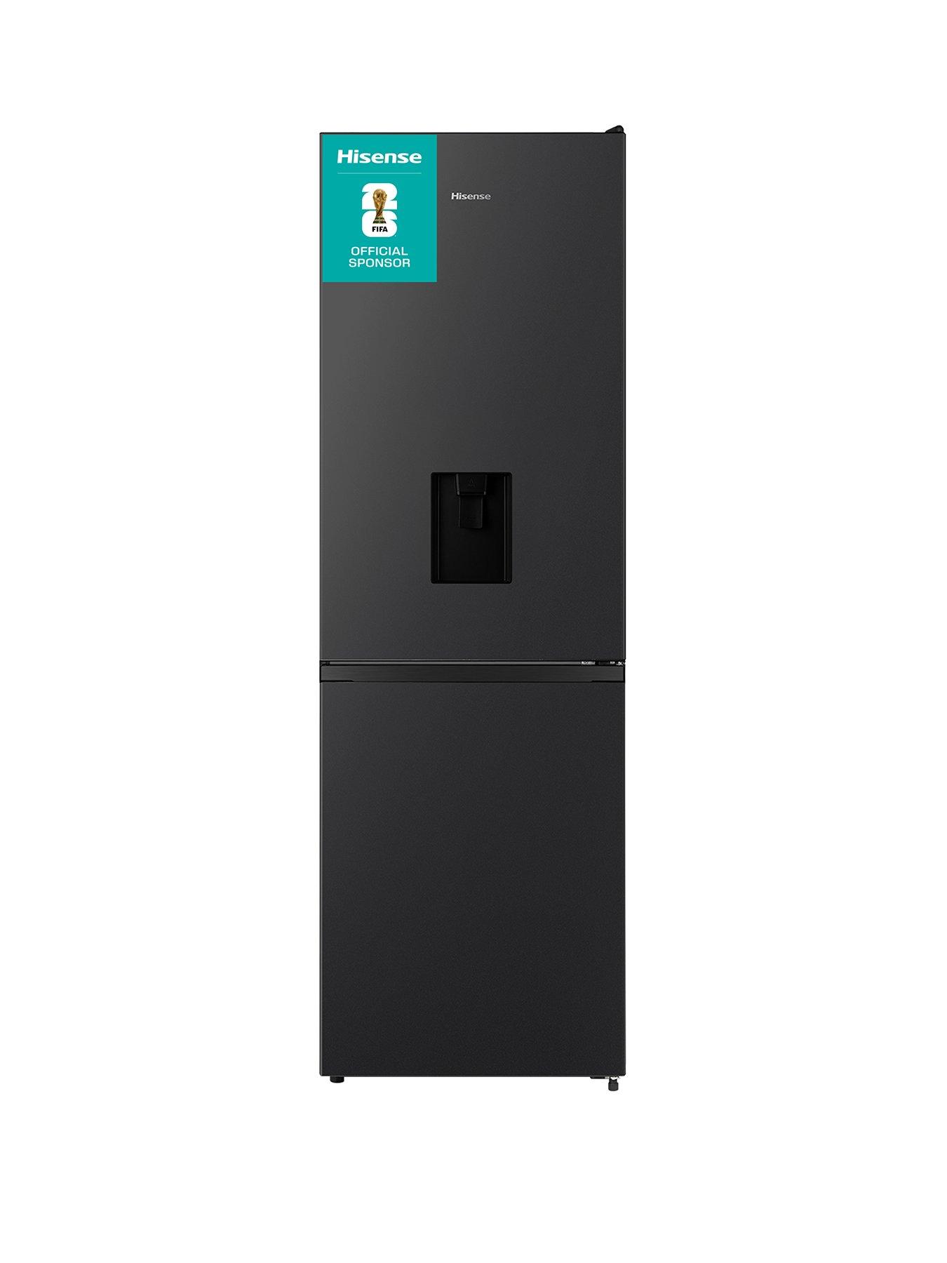 Image 1 of 7 of Hisense RB390N4WBE 60cm Wide, Total No Frost, Freestanding Fridge Freezer - Black