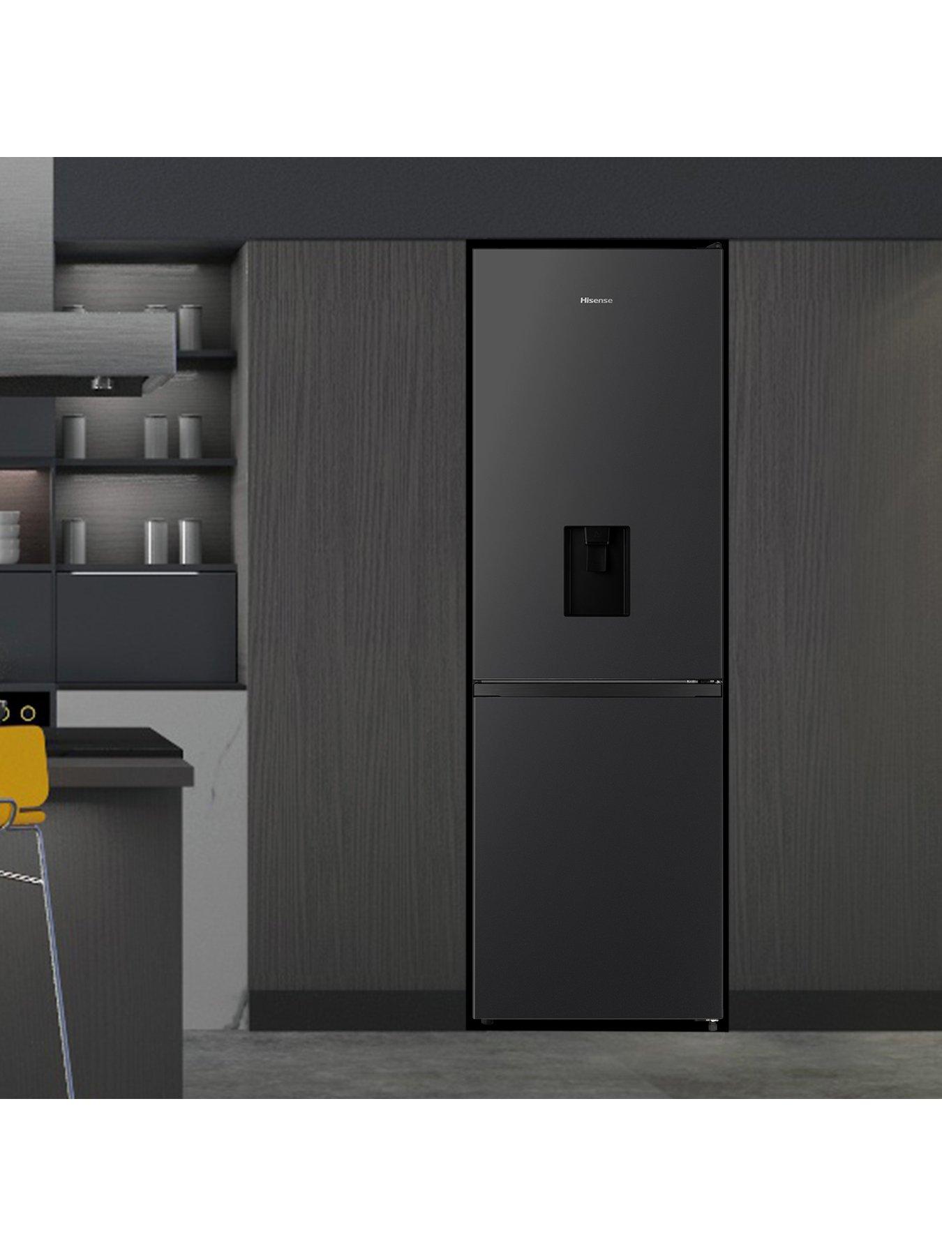  image of hisense-rb390n4wbe-60cm-wide-total-no-frost-freestanding-fridge-freezer-black