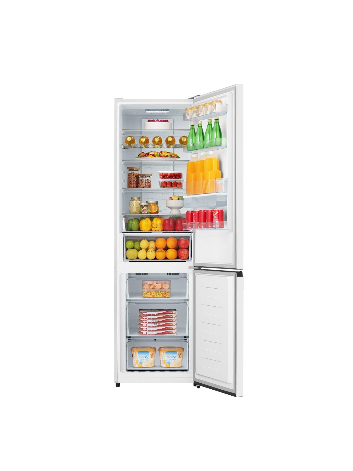 stillFront image of hisense-rb435n4wwe-60cm-wide-total-no-frost-freestanding-fridge-freezer-white