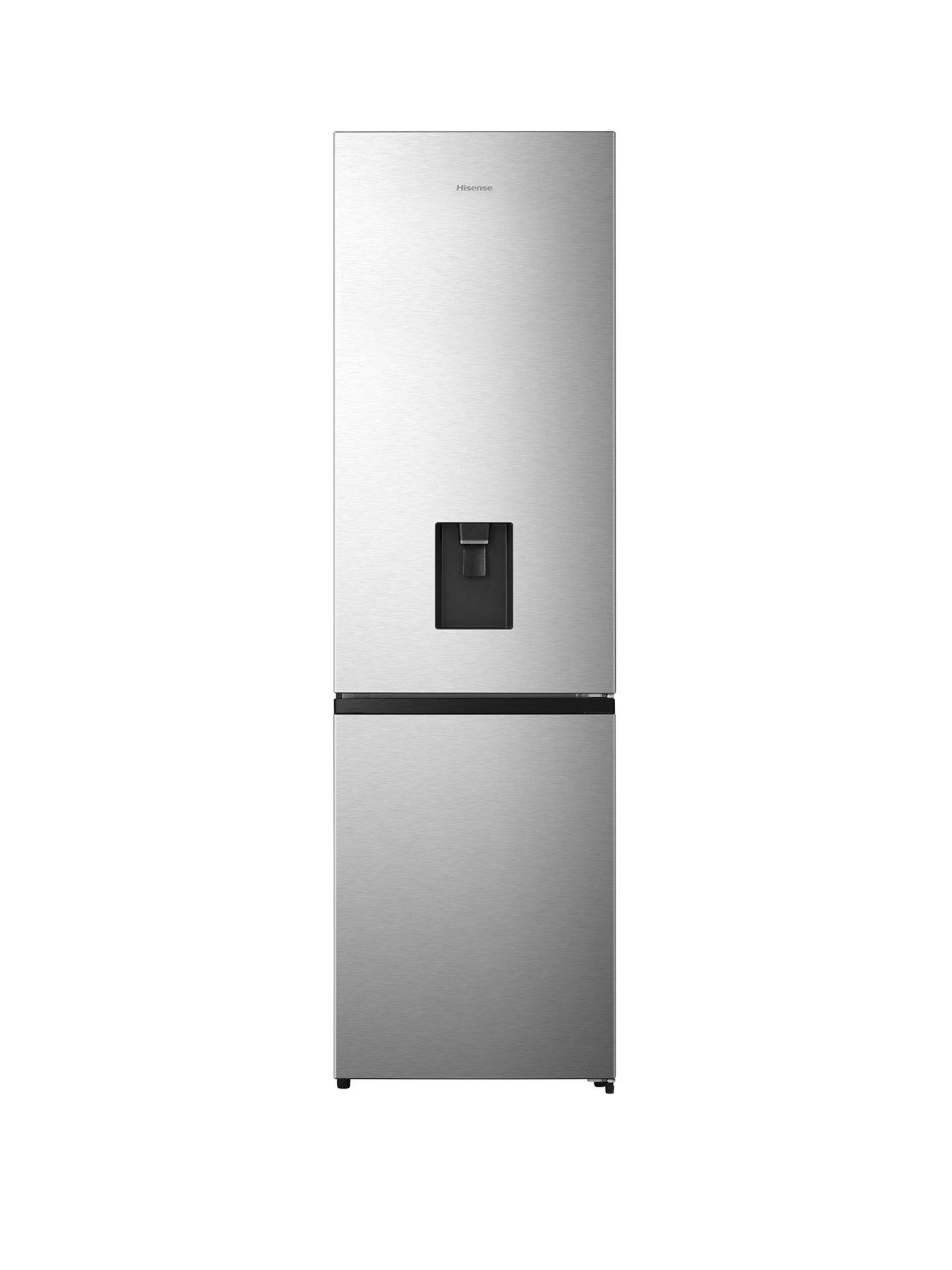 hisense-rb435n4wce-60cm-wide-total-no-frost-freestanding-fridge-freezer-stainless-steel