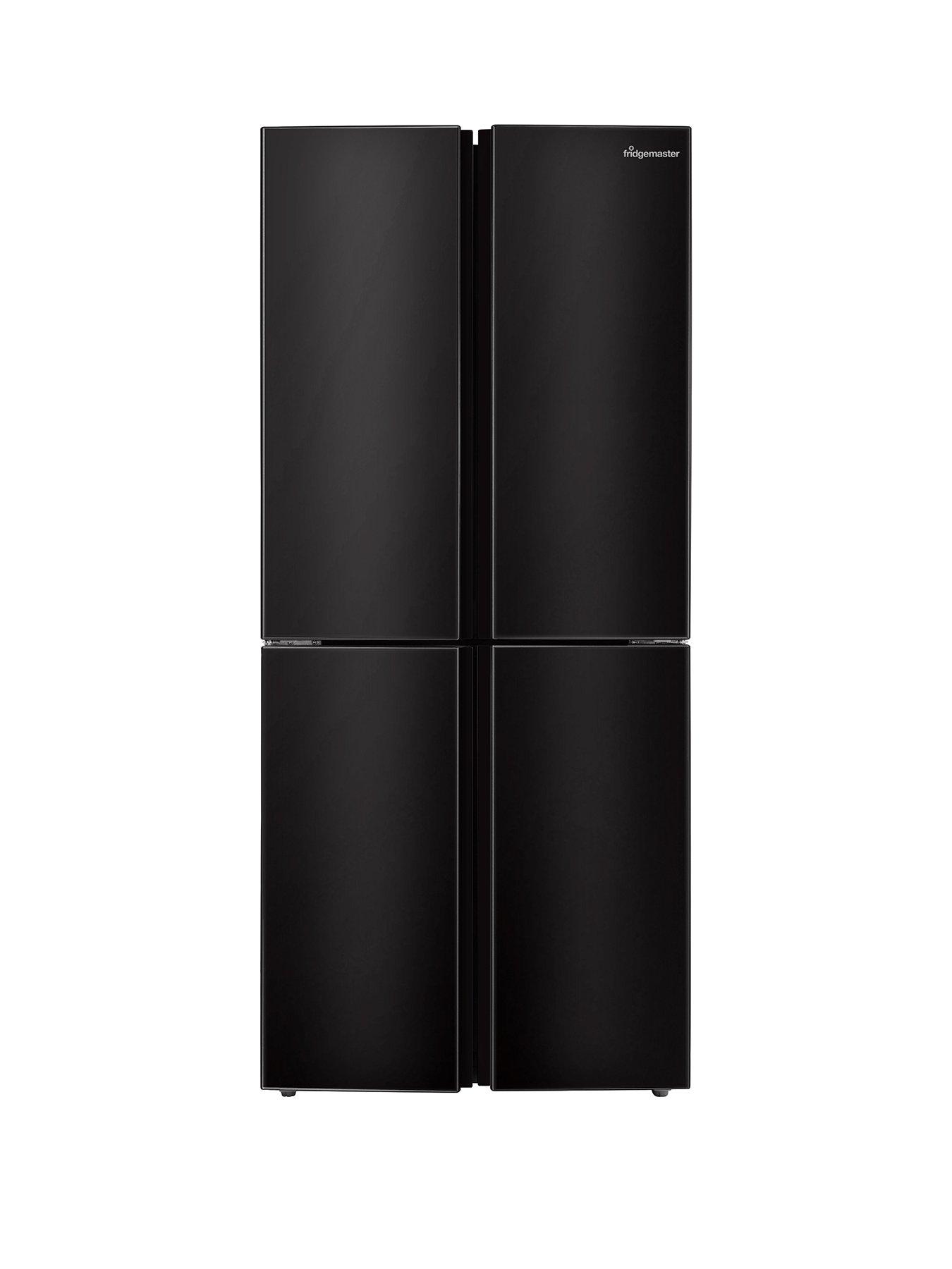 fridgemaster-mq79394eb-80cm-cross-door-american-fridge-freezer-black