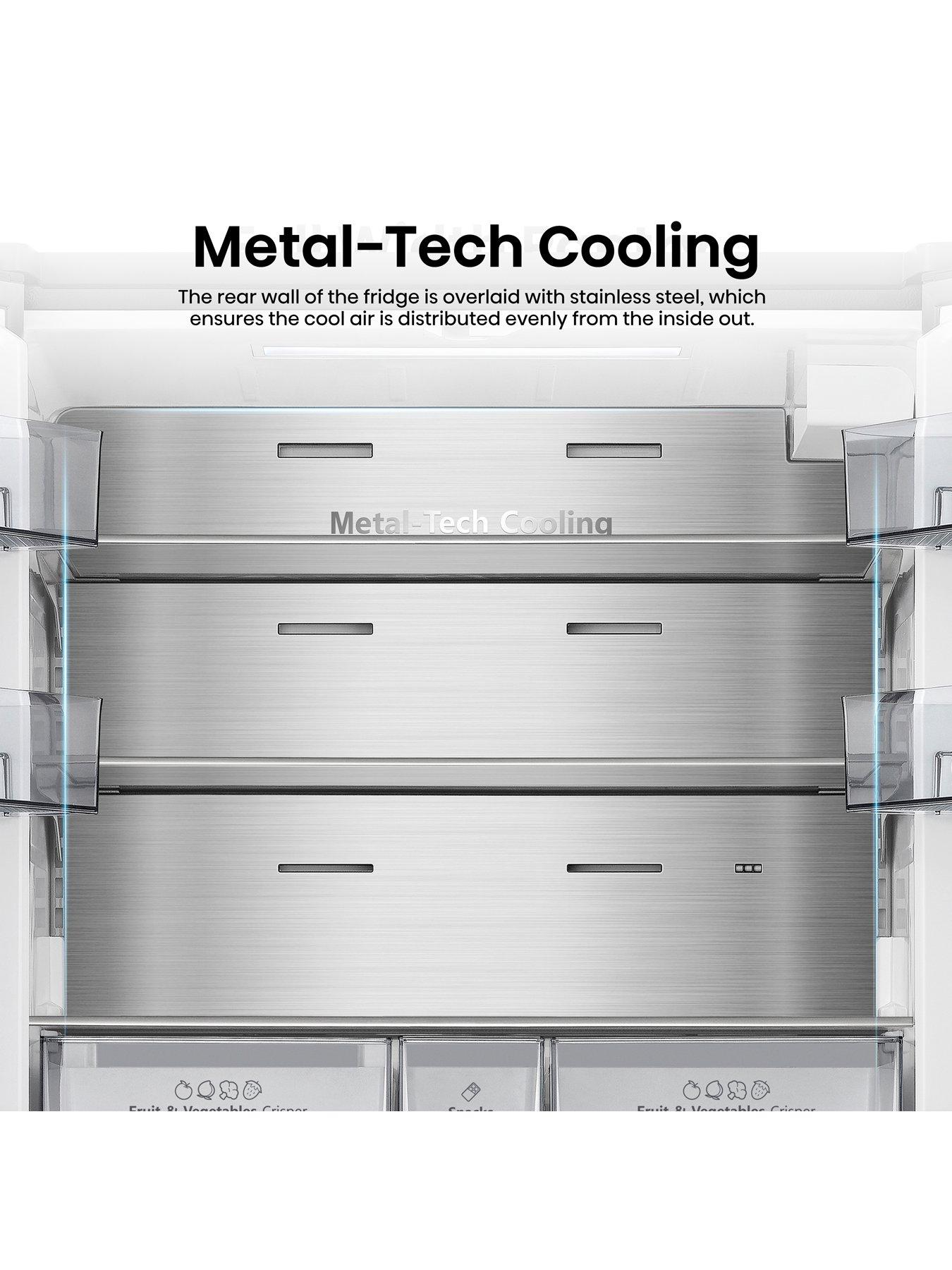  image of hisense-rf815n4sese-pureflat-90cm-french-door-american-fridge-freezer-stainless-steel