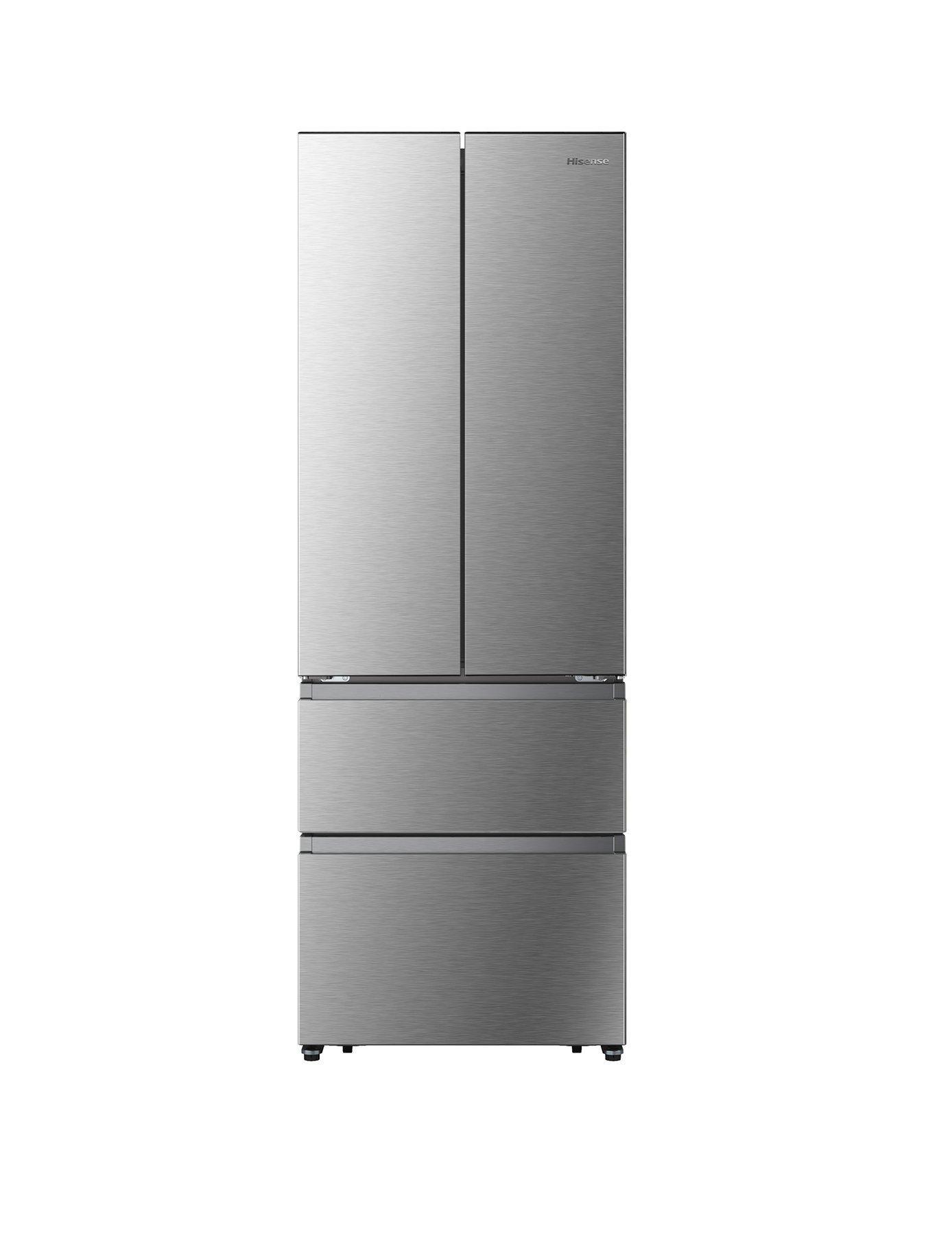  image of hisense-rf632n4bce-70cm-wide-french-door-american-fridge-freezer-stainless-steel