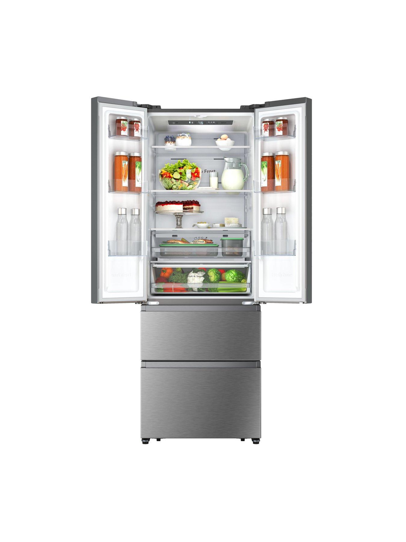  image of hisense-rf632n4bce-70cm-wide-french-door-american-fridge-freezer-stainless-steel