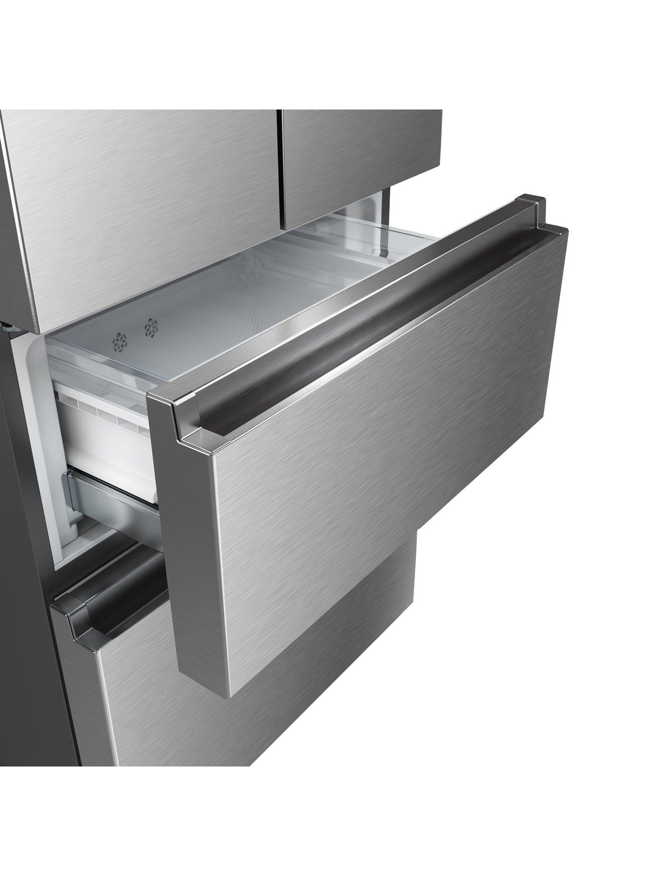  image of hisense-rf632n4bce-70cm-wide-french-door-american-fridge-freezer-stainless-steel