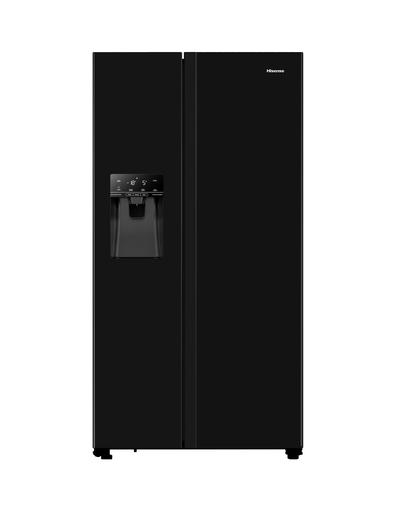 Hisense Rs694n4tbe 90cm Wide Side By Side Non Plumbed Water And Ice American Fridge Freezer 0934