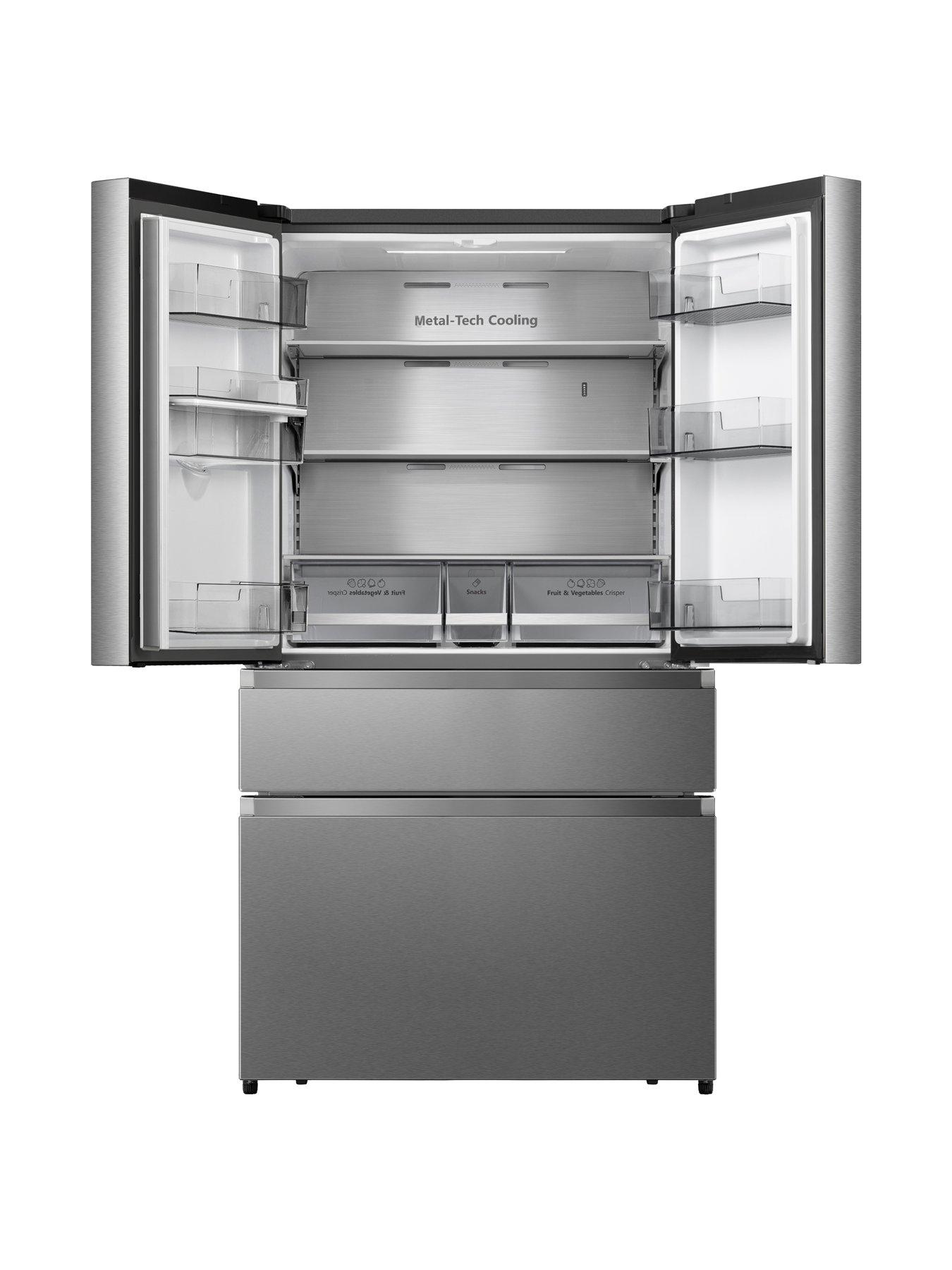  image of hisense-rf749n4swse-pureflat-90cm-french-door-american-fridge-freezer-stainless-steel